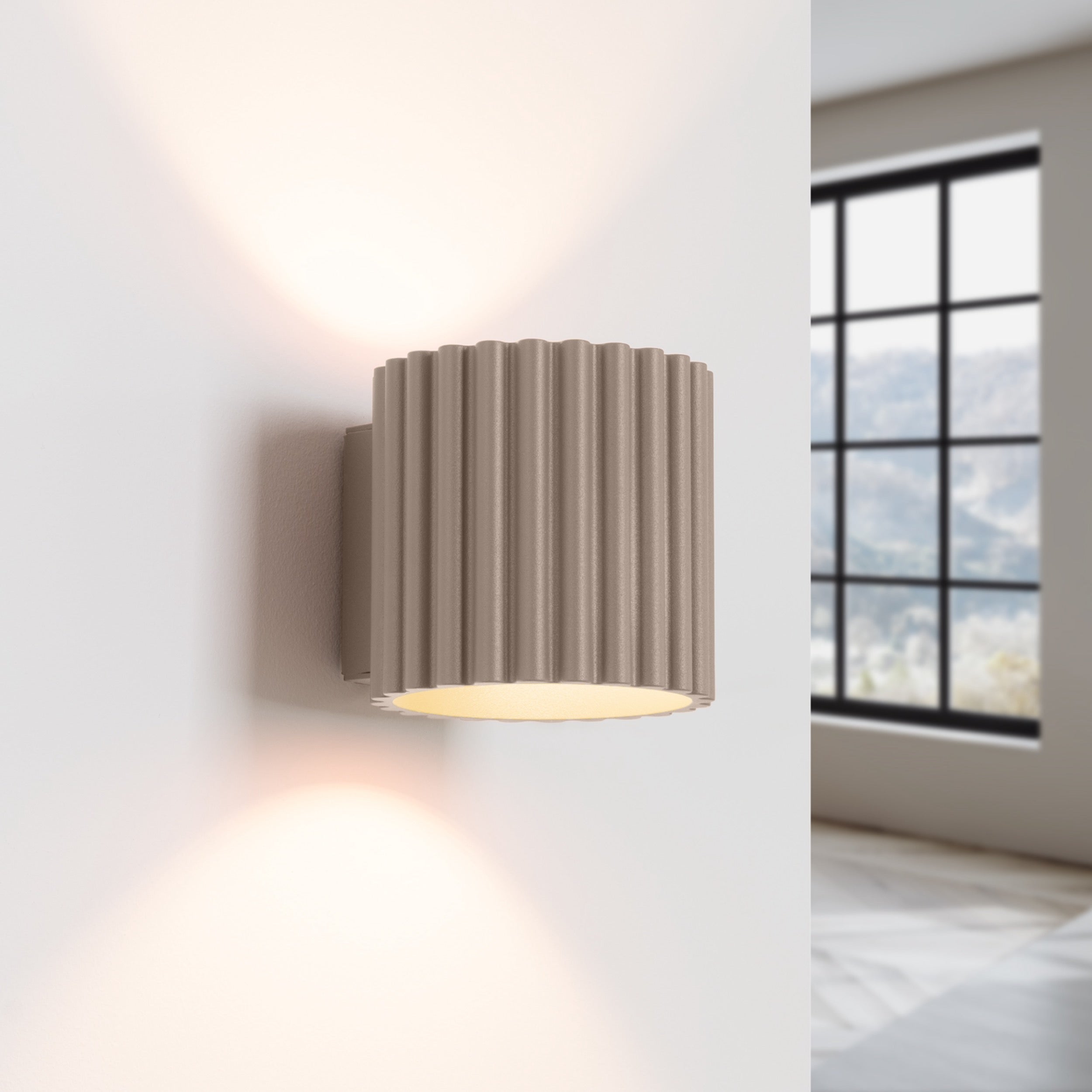 Kinkiet Aura taupe G9