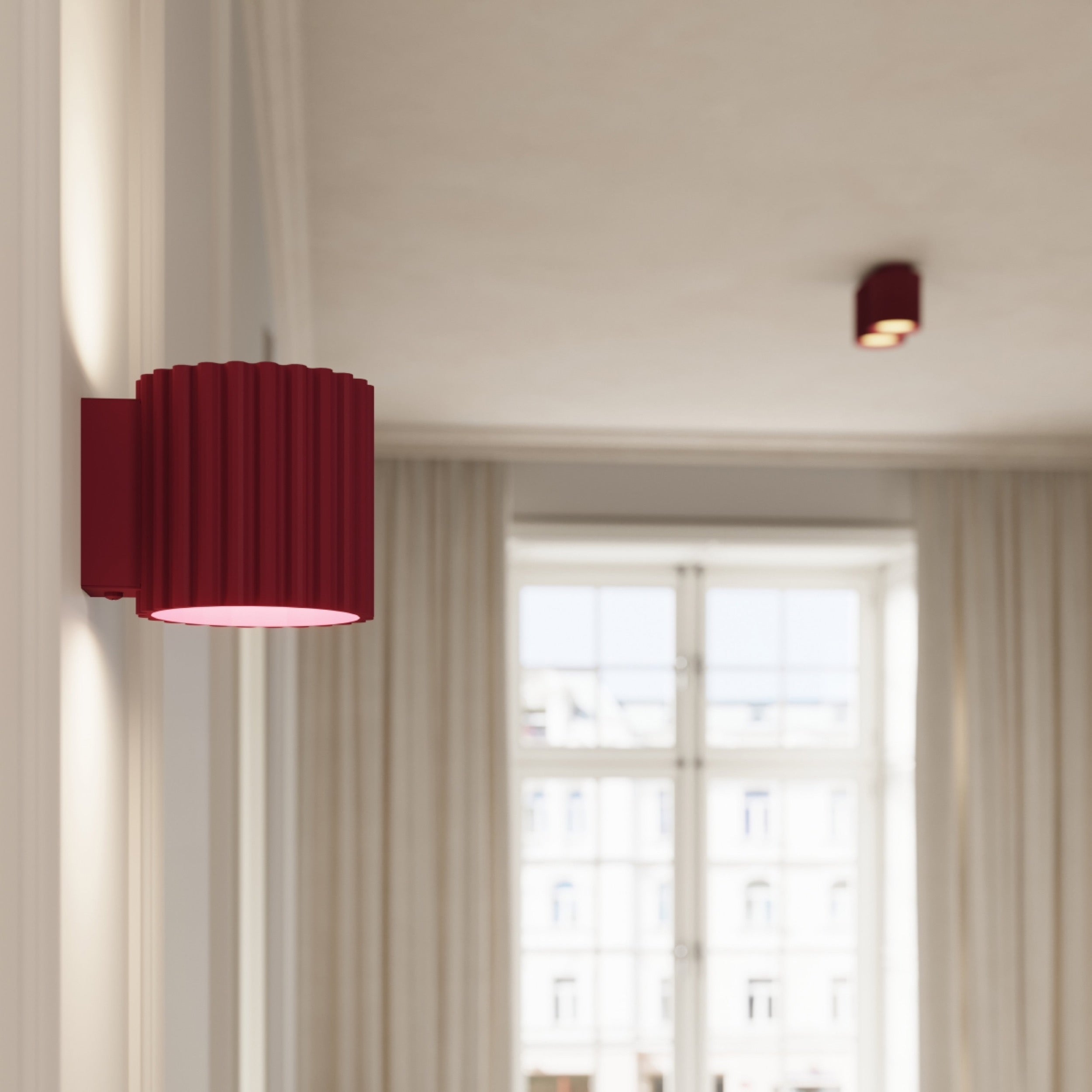 Spot tuba Aura 1 burgund GU10