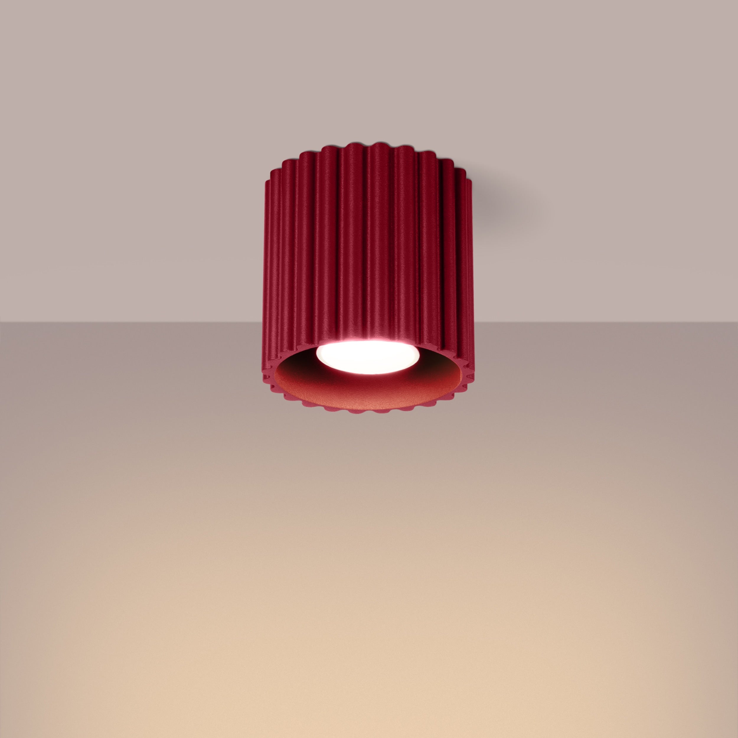 Spot tuba Aura 1 burgund GU10