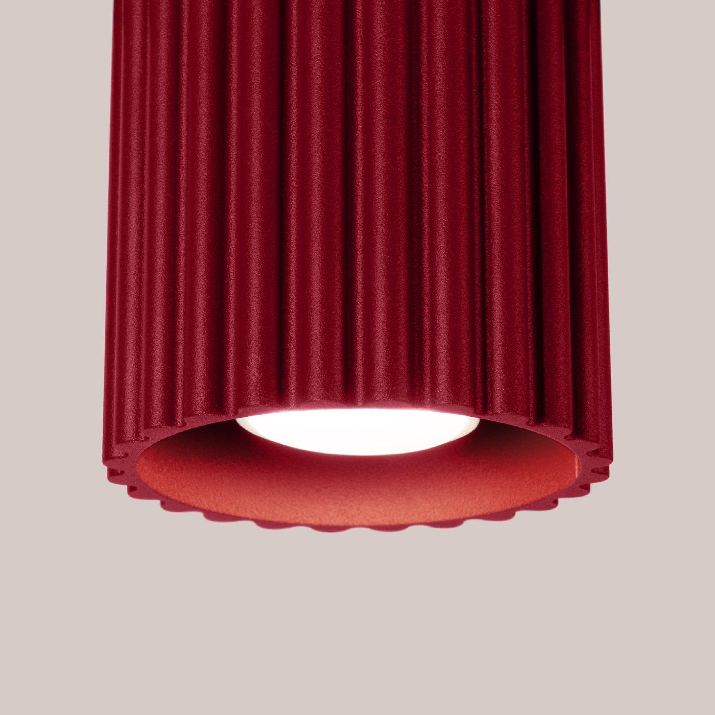 Spot tuba Aura 1 burgund GU10