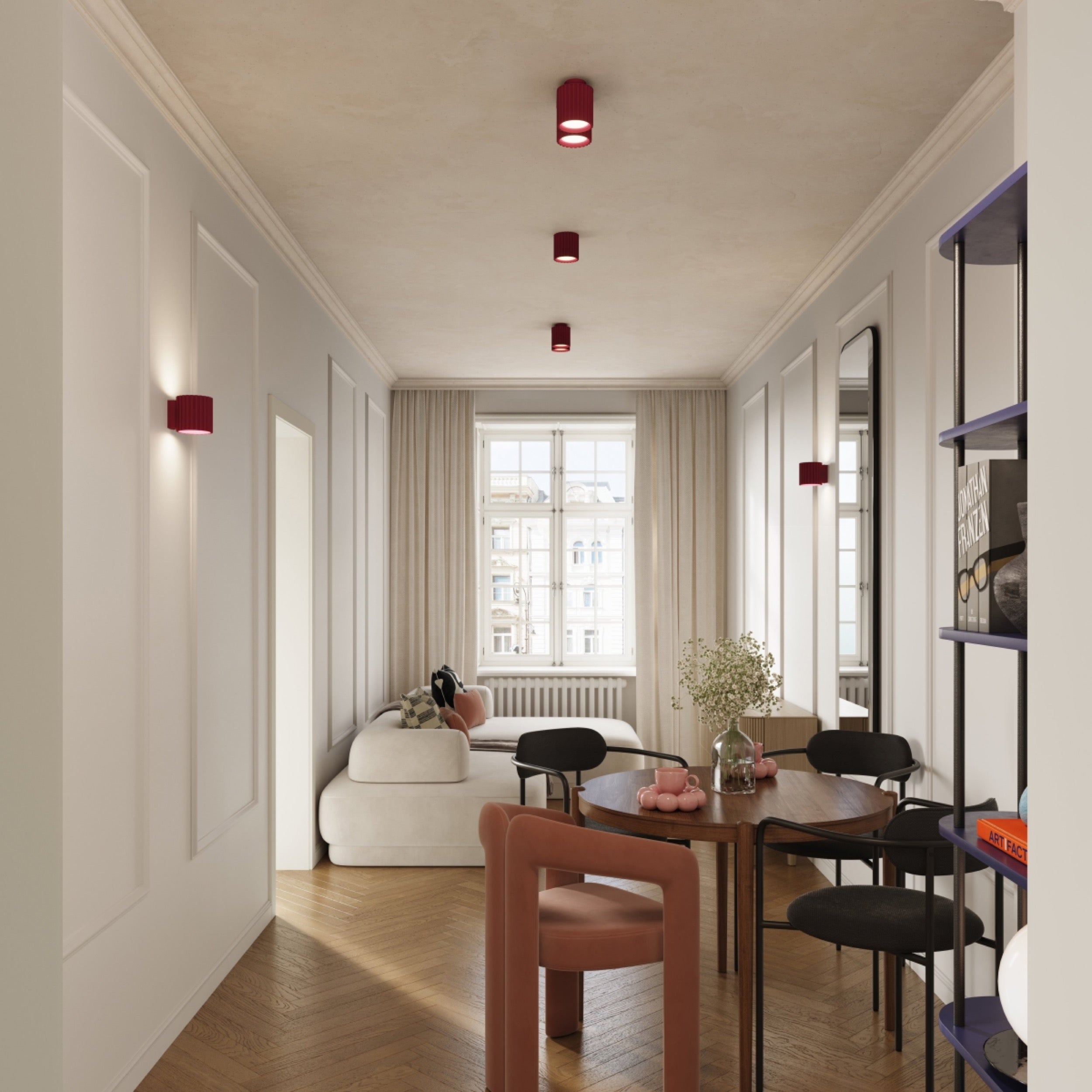 Spot Aura 2 burgund GU10