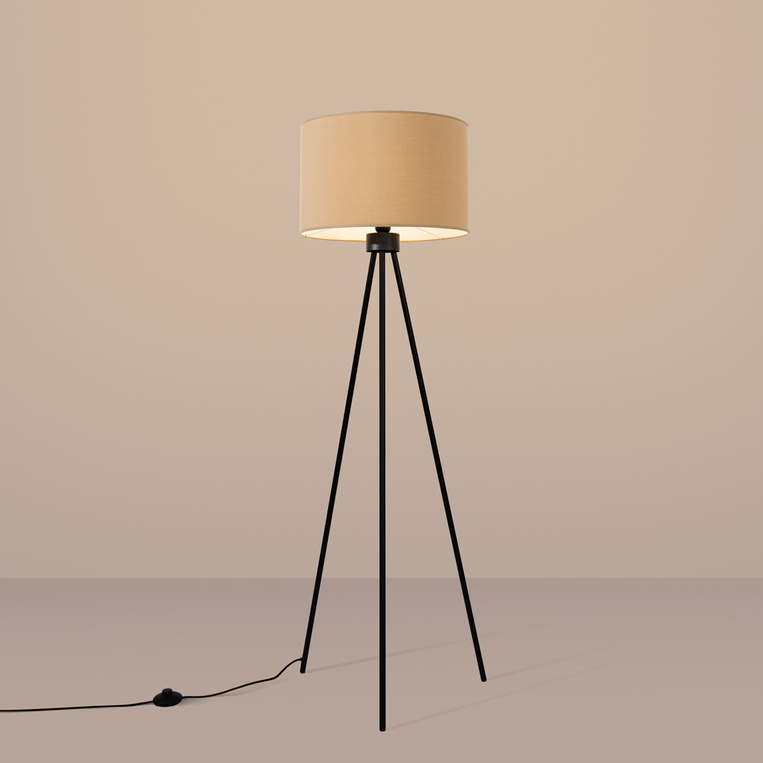 Lampa podłogowa Nevia taupe