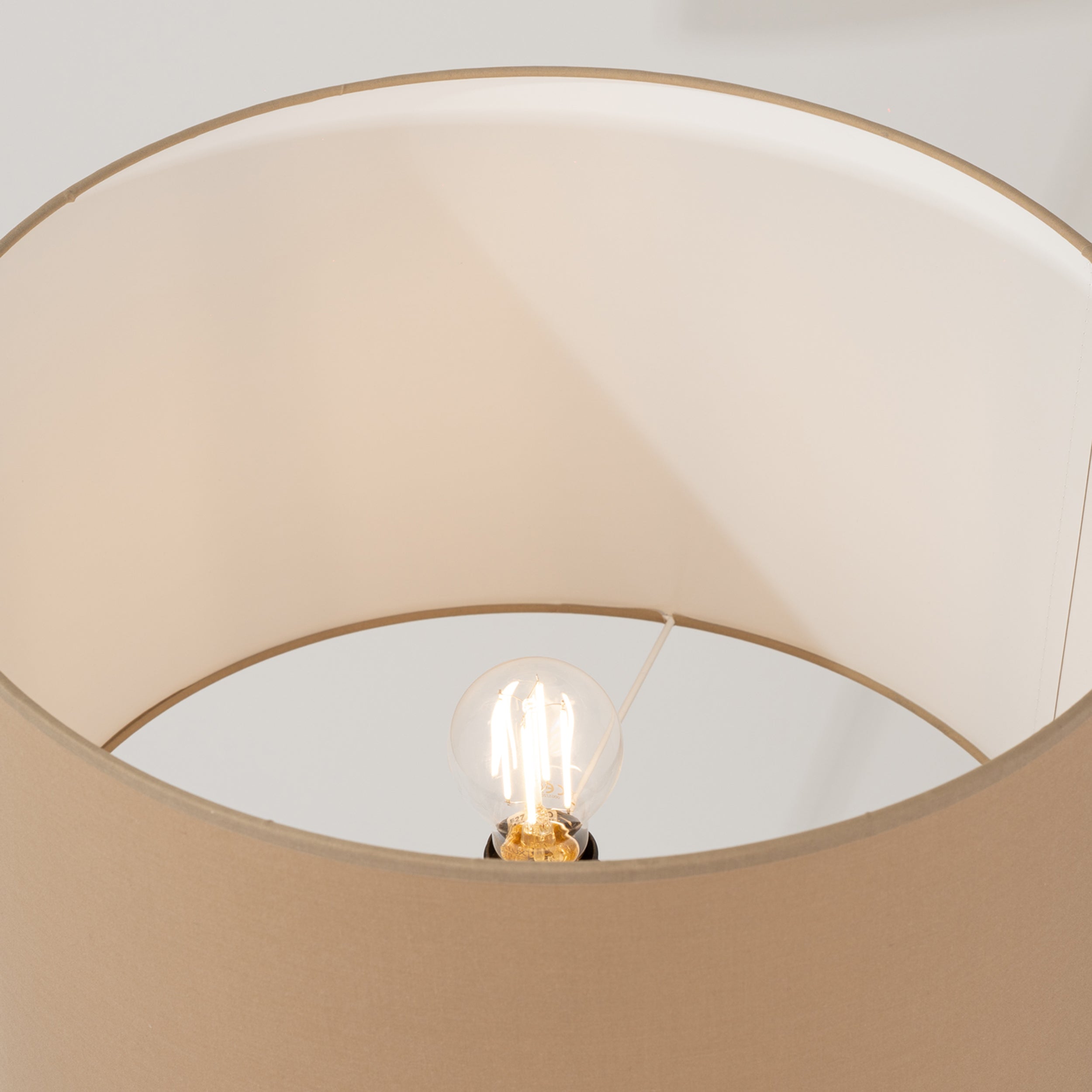 Lampa podłogowa Nevia taupe