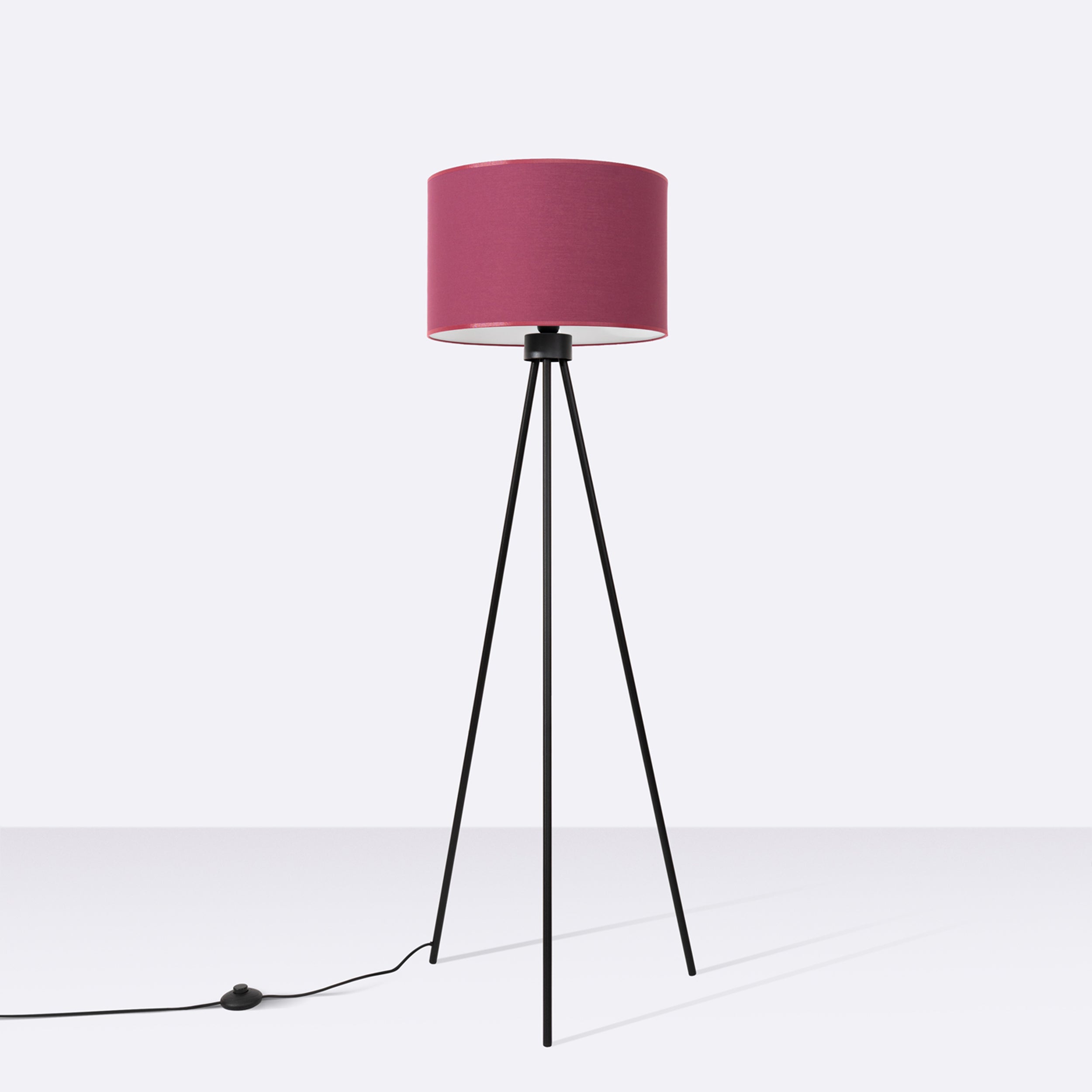 Lampa podłogowa Nevia burgund