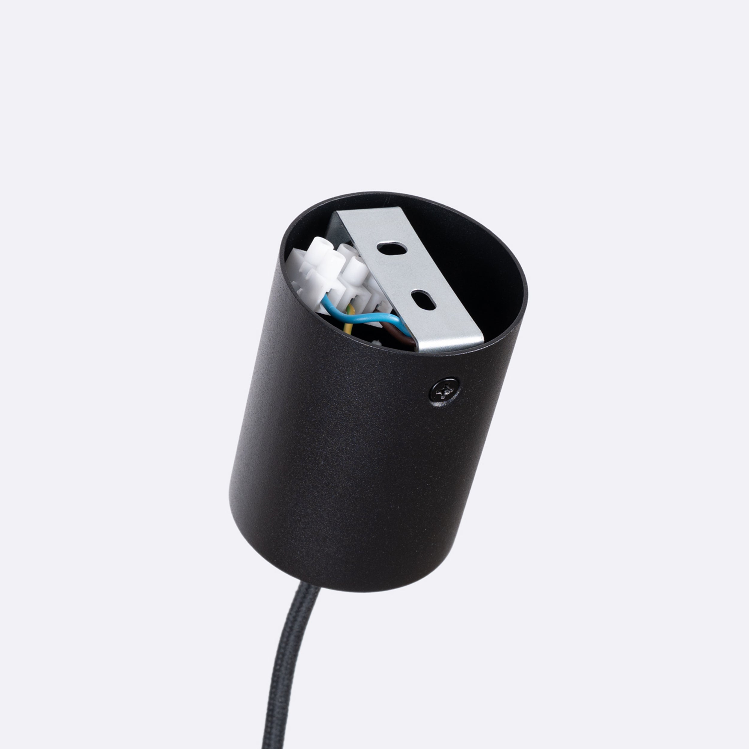 Lampa wisząca z filcu Mula 27 cm granatowa