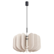 Lampa wisząca z filcu Mula 45 cm beżowa