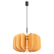 Lampa wisząca z filcu Mula 45 cm żółta