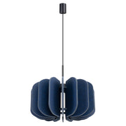 Lampa wisząca z filcu Mula 45 cm granatowa