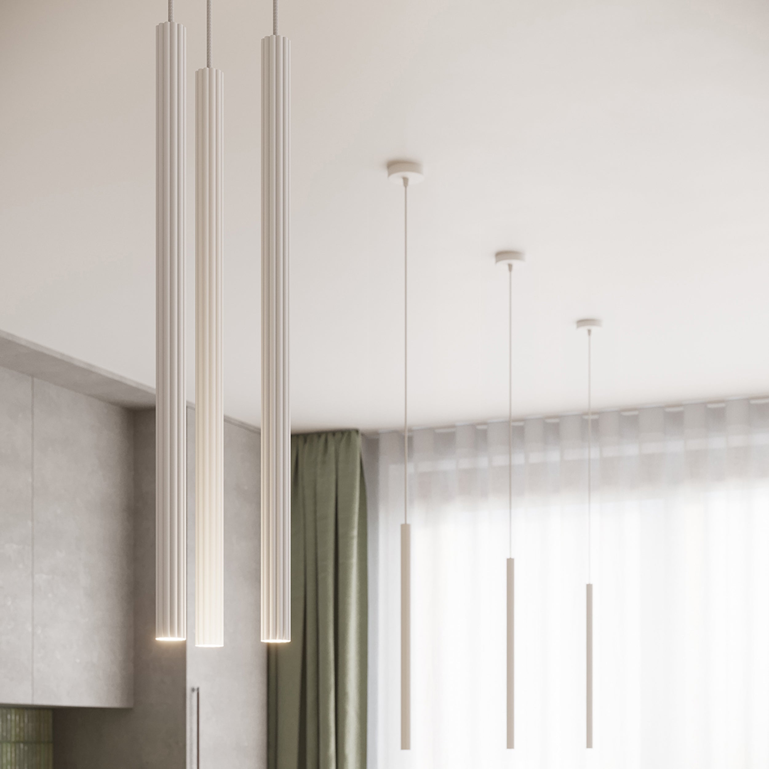 Lampa wisząca Arche x2 biała