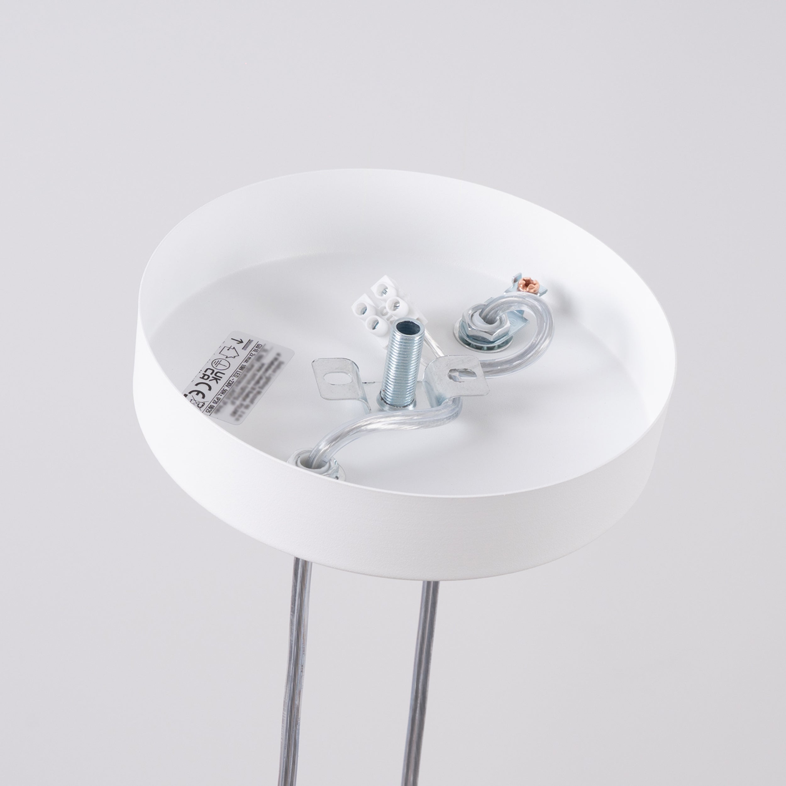 Lampa wisząca Lagos x2 biała
