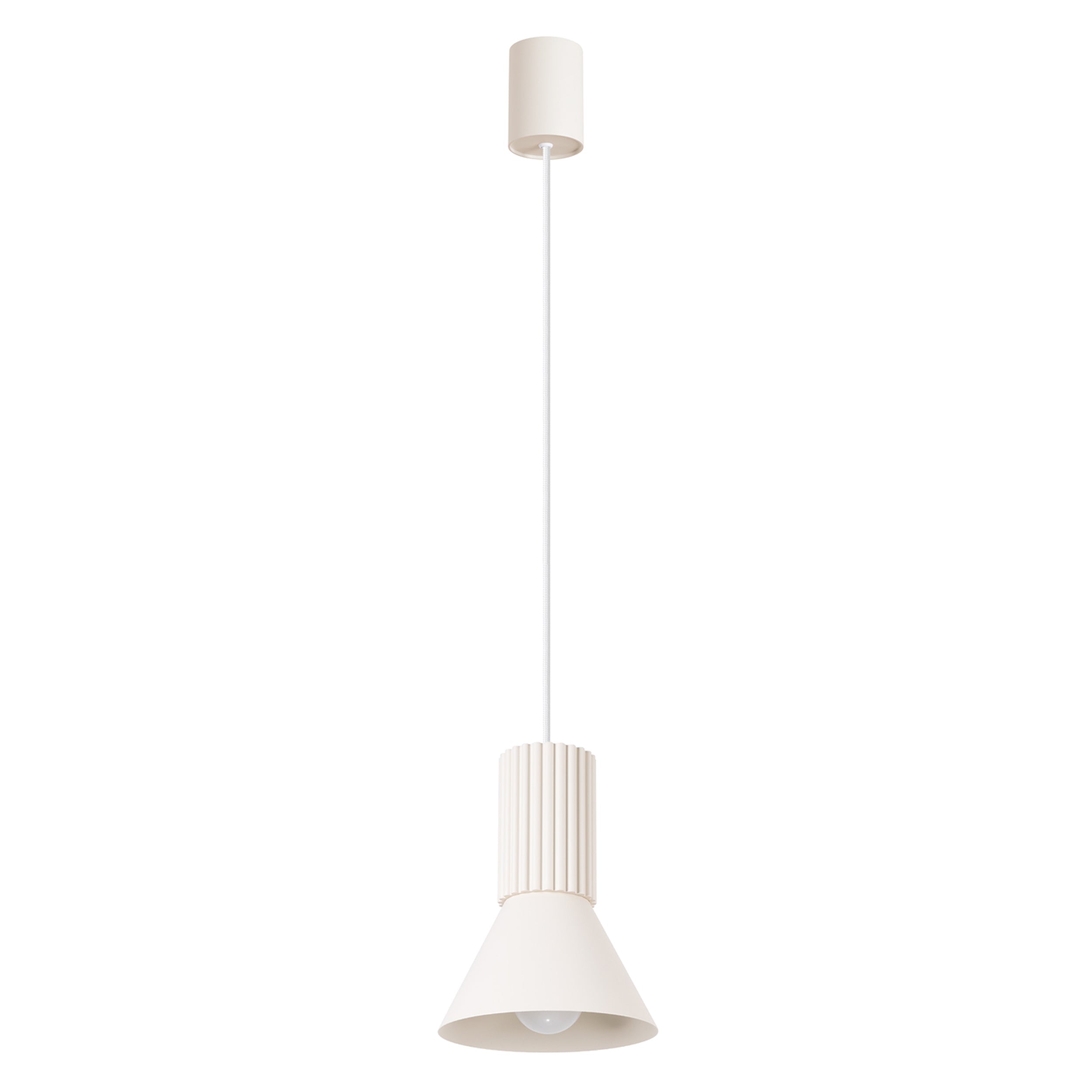 Lampa wisząca Estria x1 beżowa