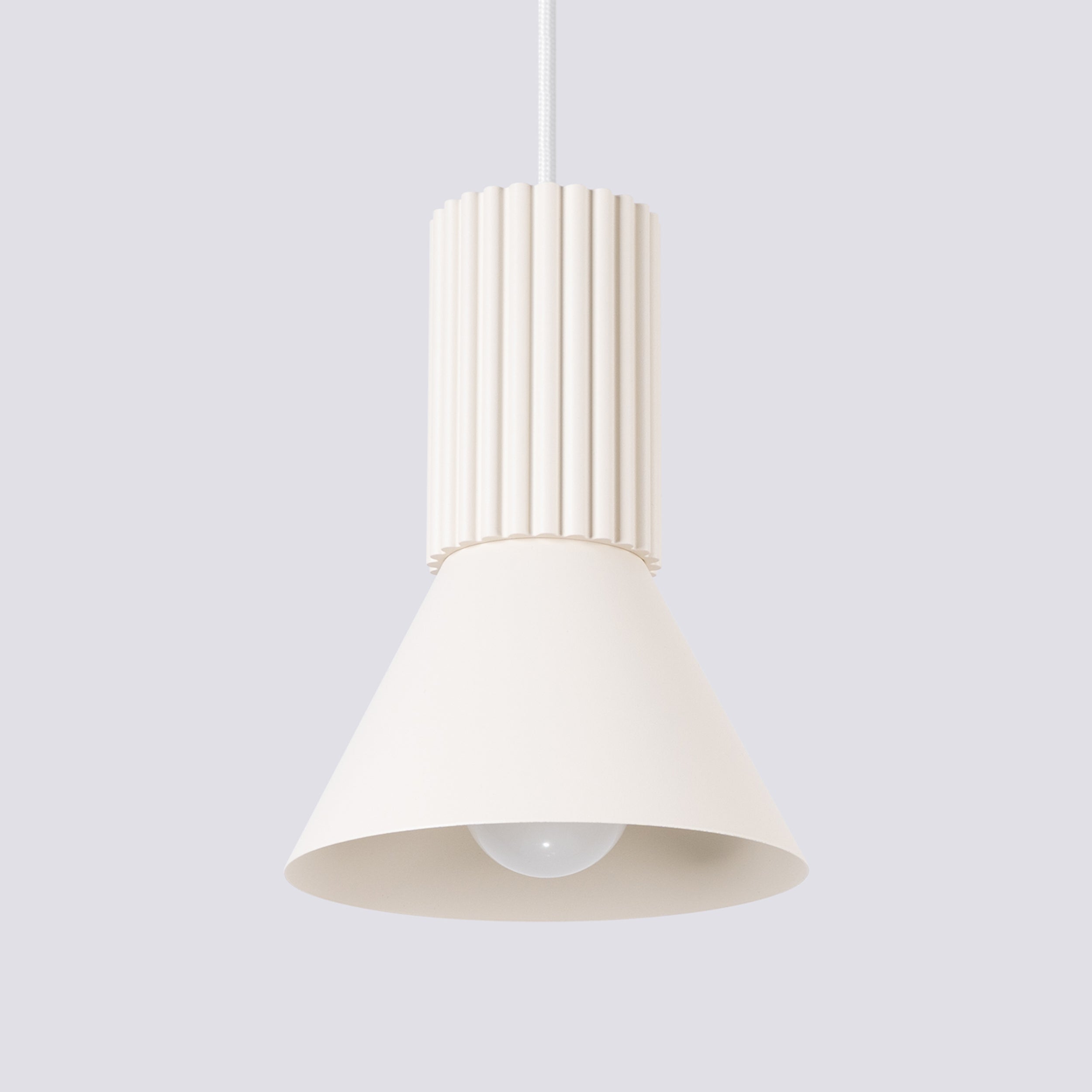 Lampa wisząca Estria x1 beżowa