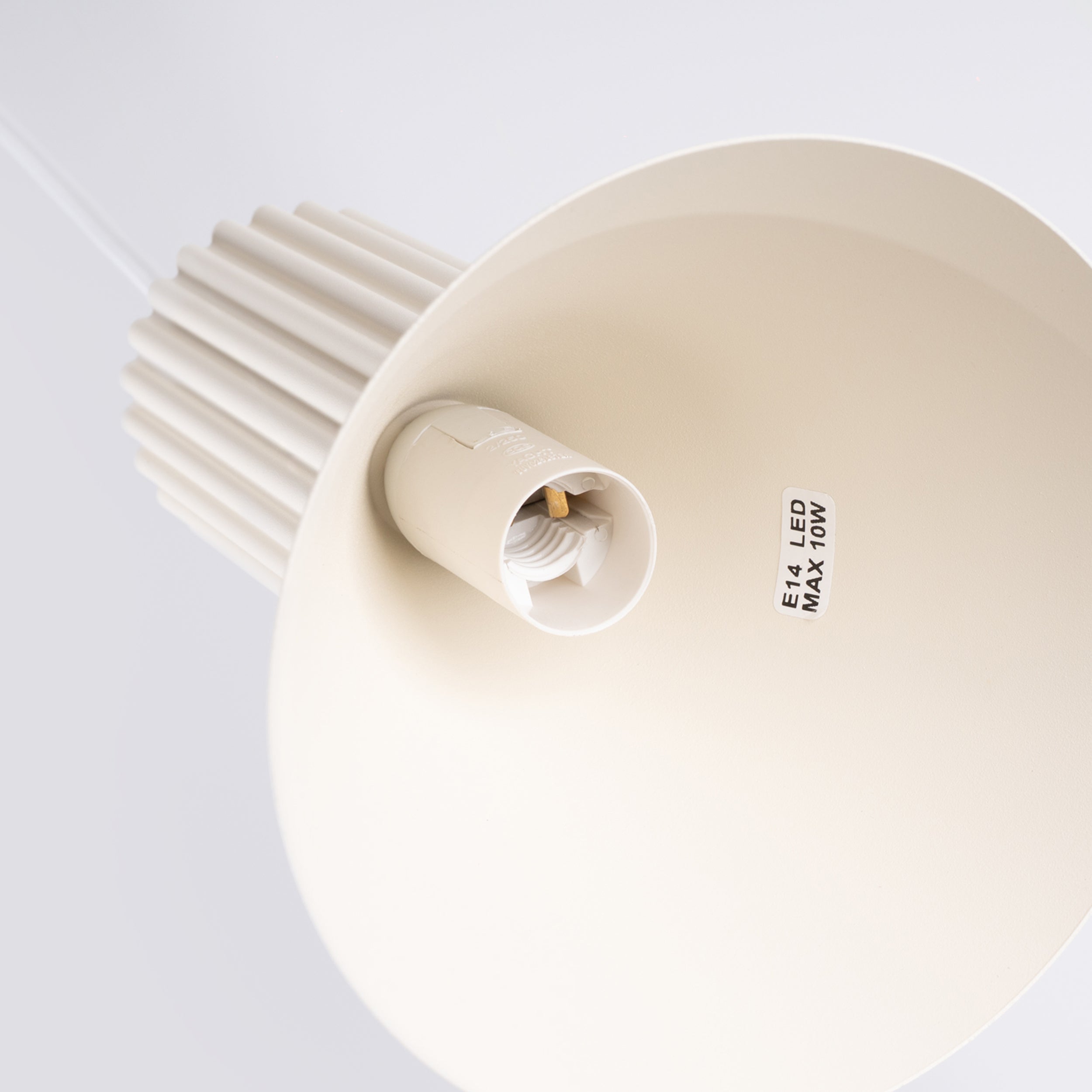 Lampa wisząca Estria x3 beżowa
