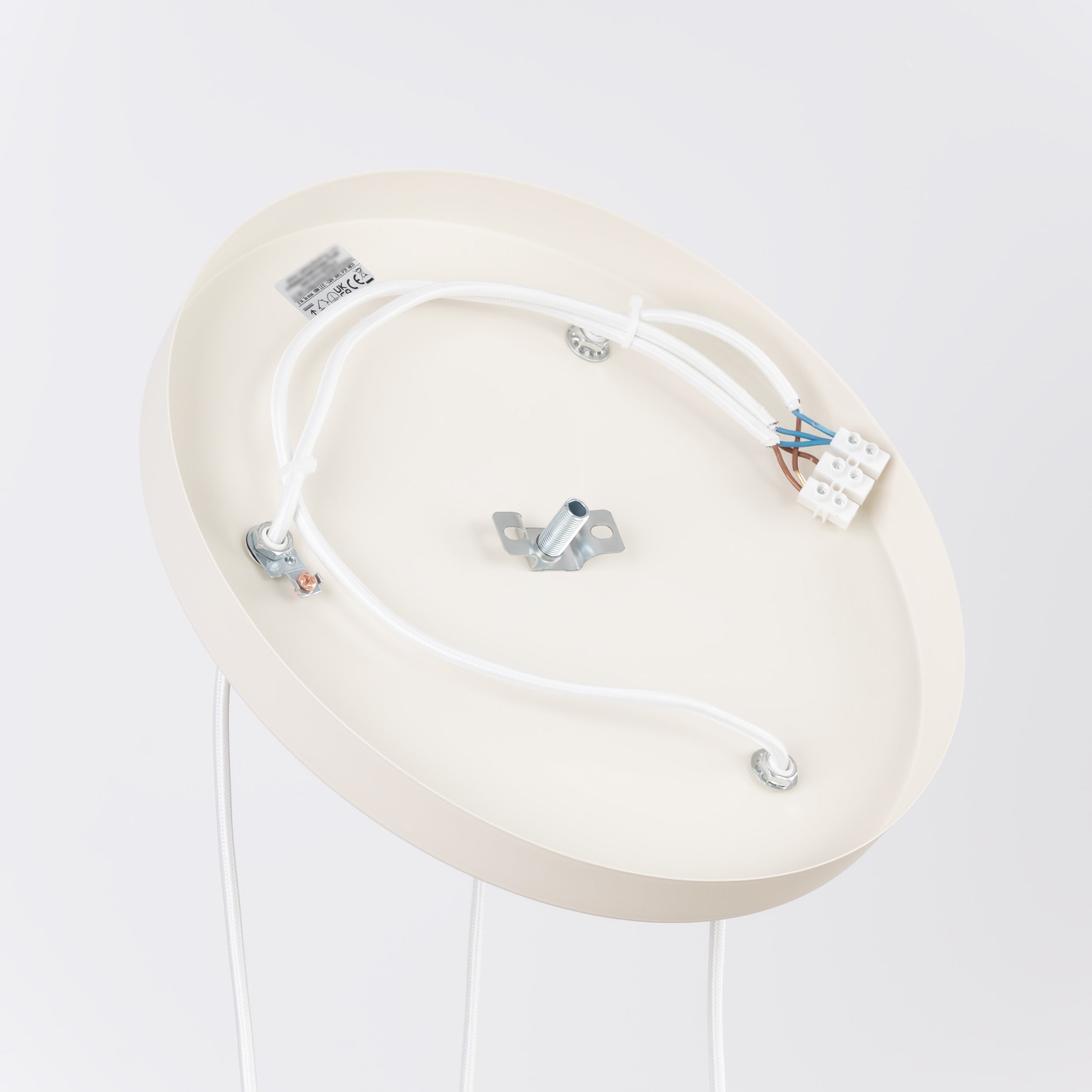 Lampa wisząca Estria x3 beżowa