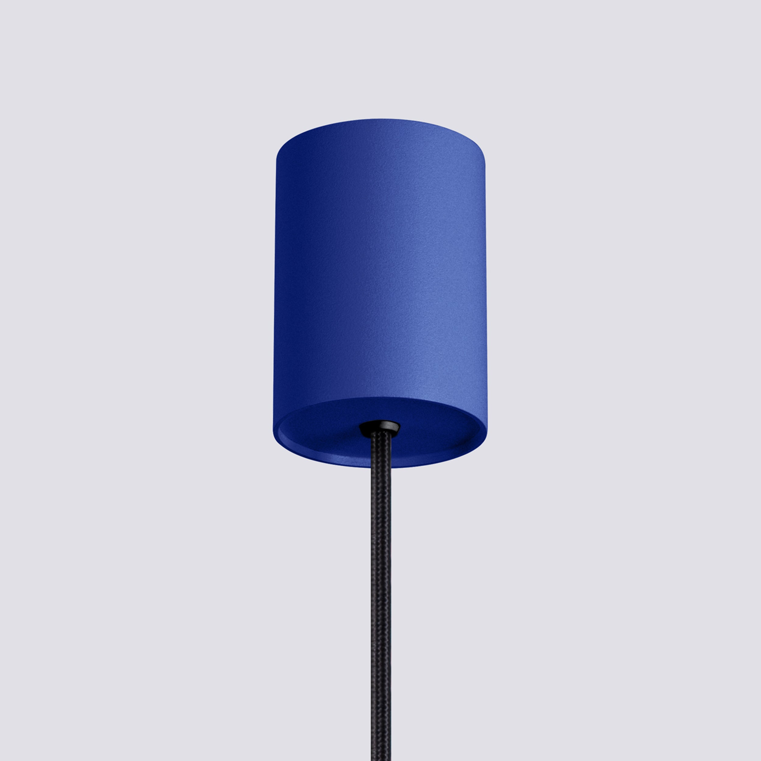 Lampa wisząca Estria x1 biała/ultramaryna