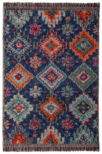 Dywan Jakob Shaggy 133x190 cm niebieski