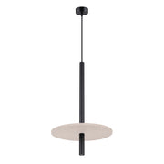 Lampa wisząca Feltro czarna/beżowa