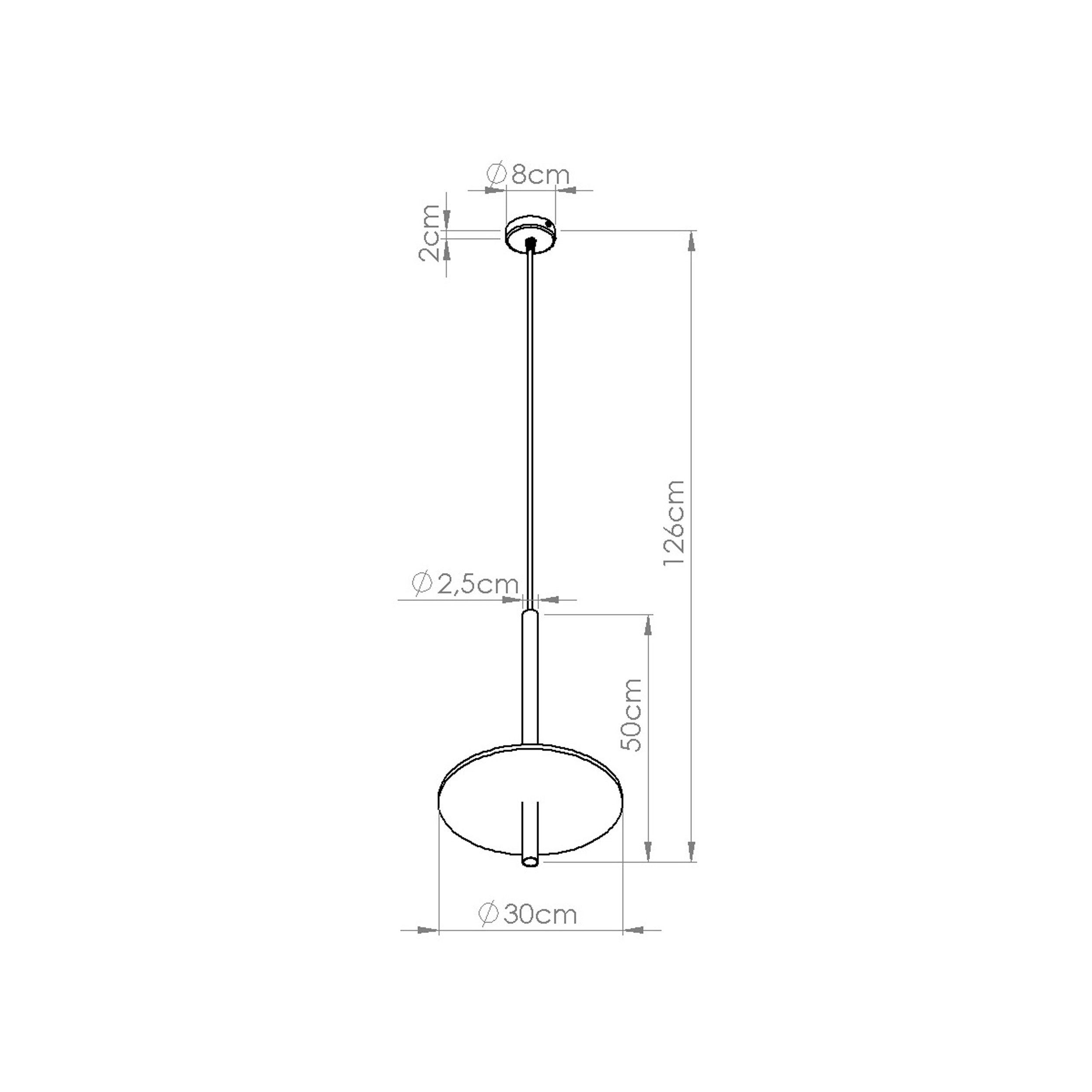 Lampa wisząca Feltro czarna/granatowa