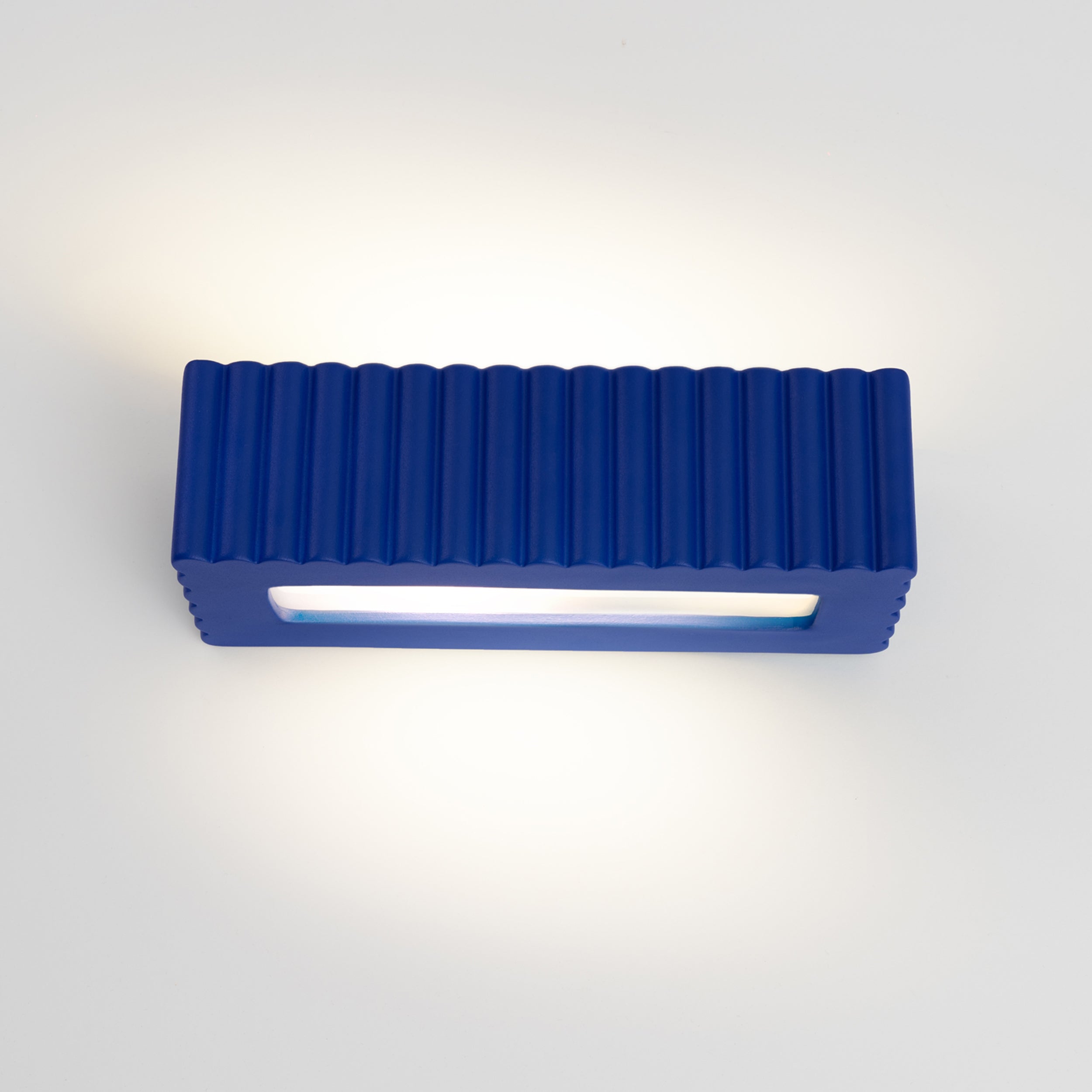 Kinkiet ceramiczny Rigata ultramaryna