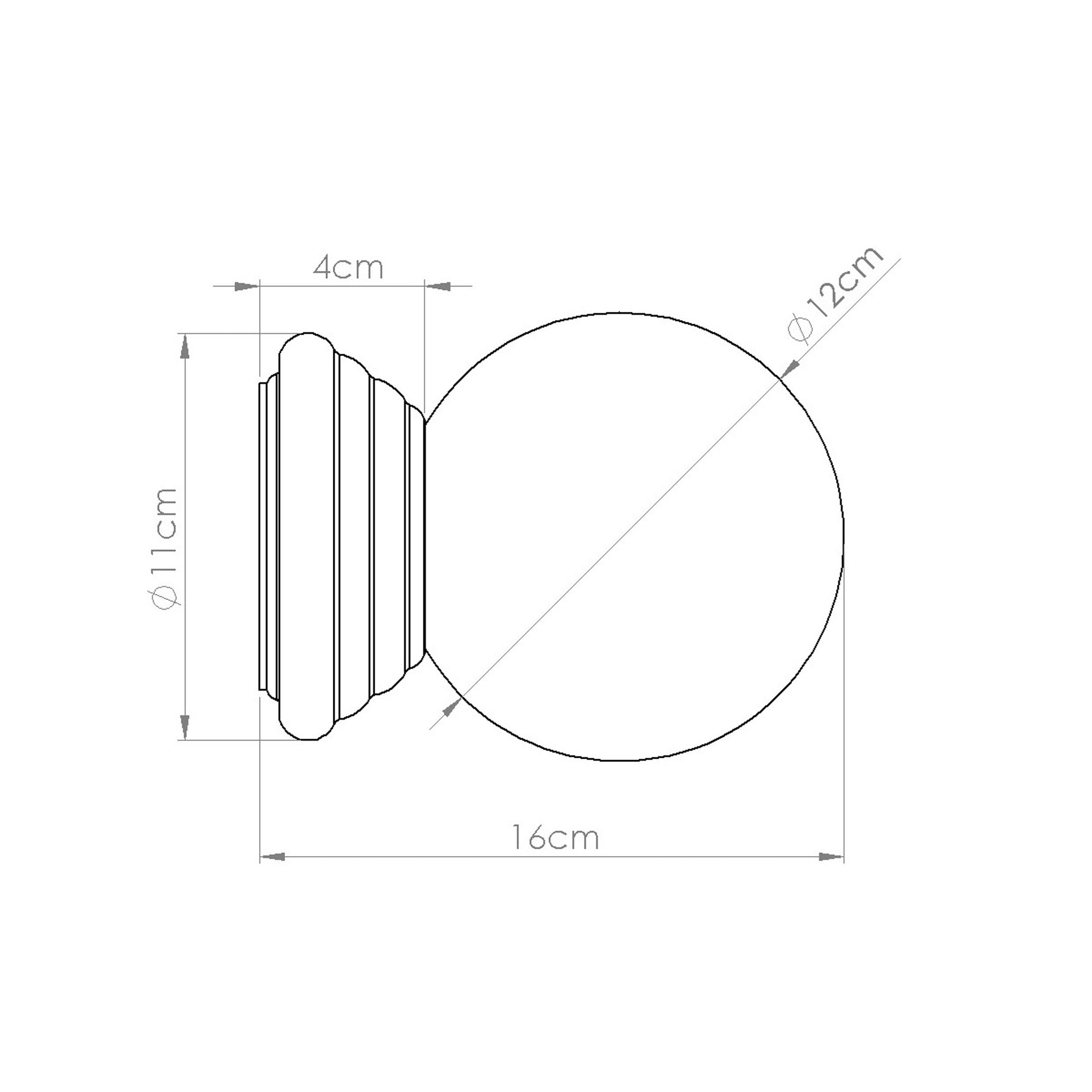 Kinkiet Zori brzoskwiniowy IP44
