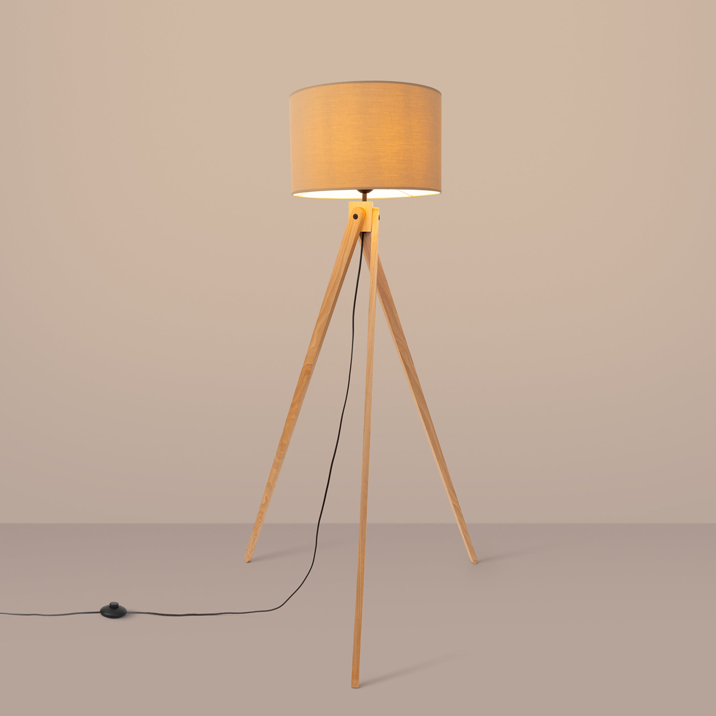 Lampa podłogowa Natt taupe