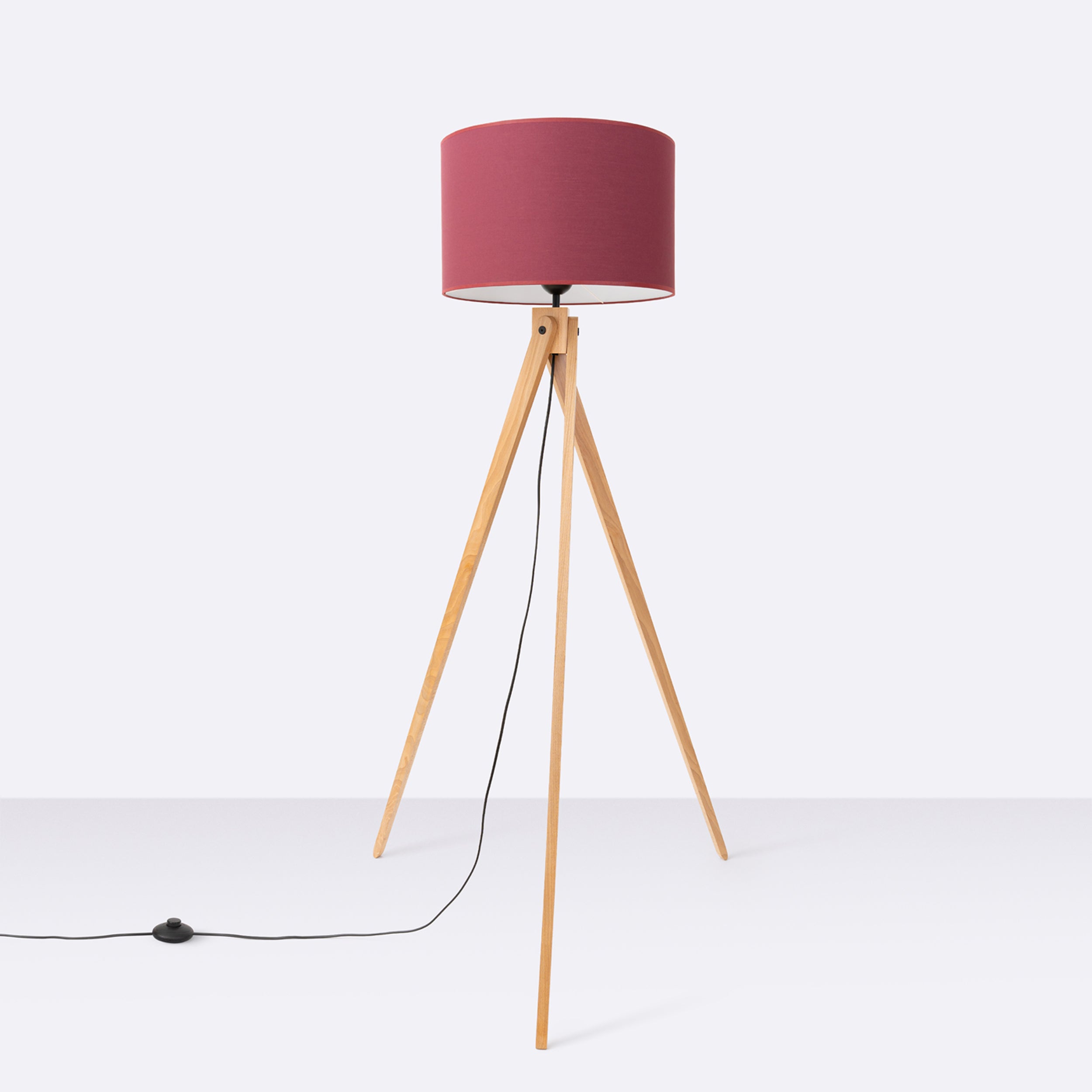 Lampa podłogowa Natt burgund