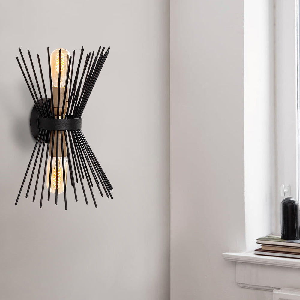 Lampa ścienna nowoczesna Baruch czarna