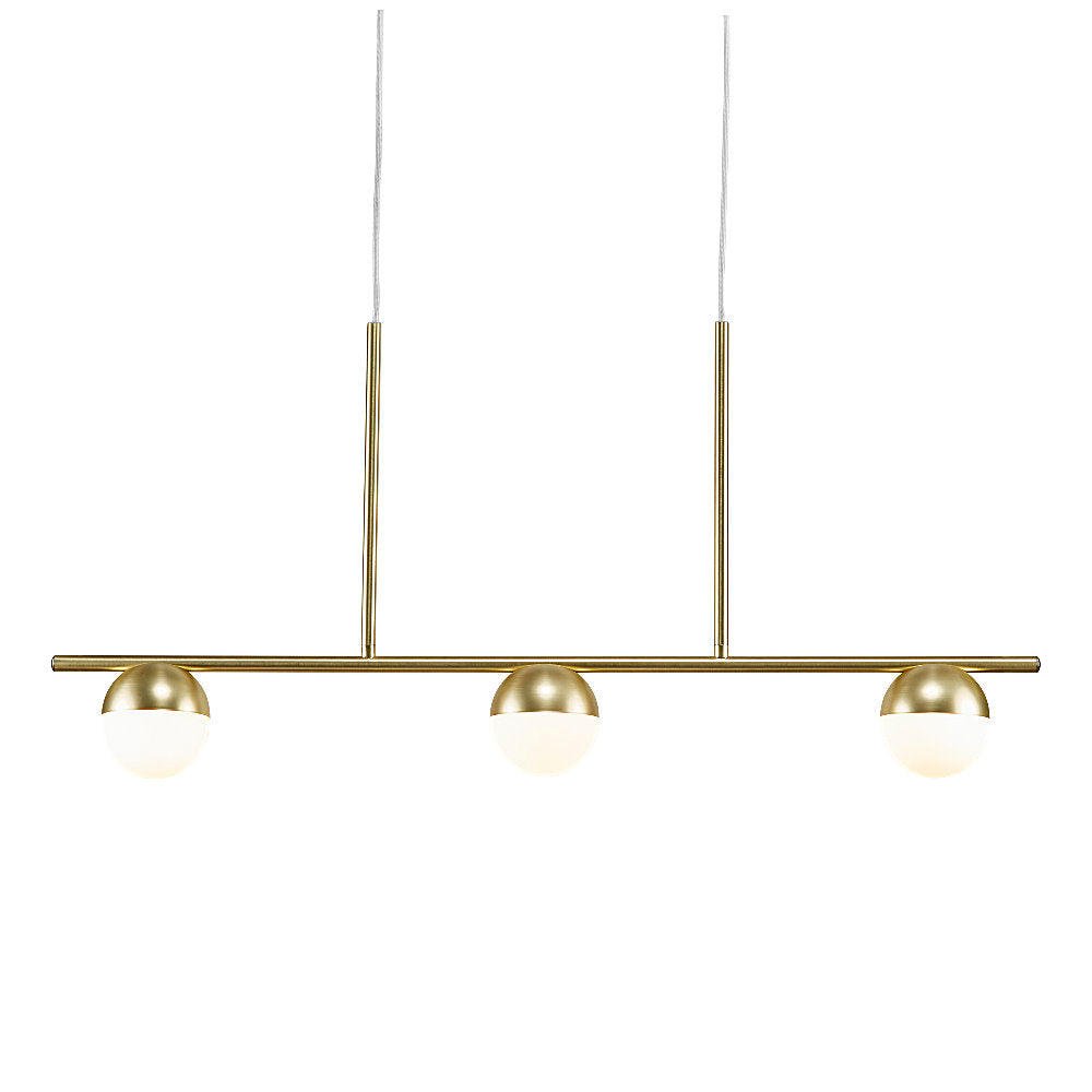 Lampa wisząca Contina x3 złota