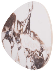 Kinkiet kamienny Marbles 18 cm biało-brązowy