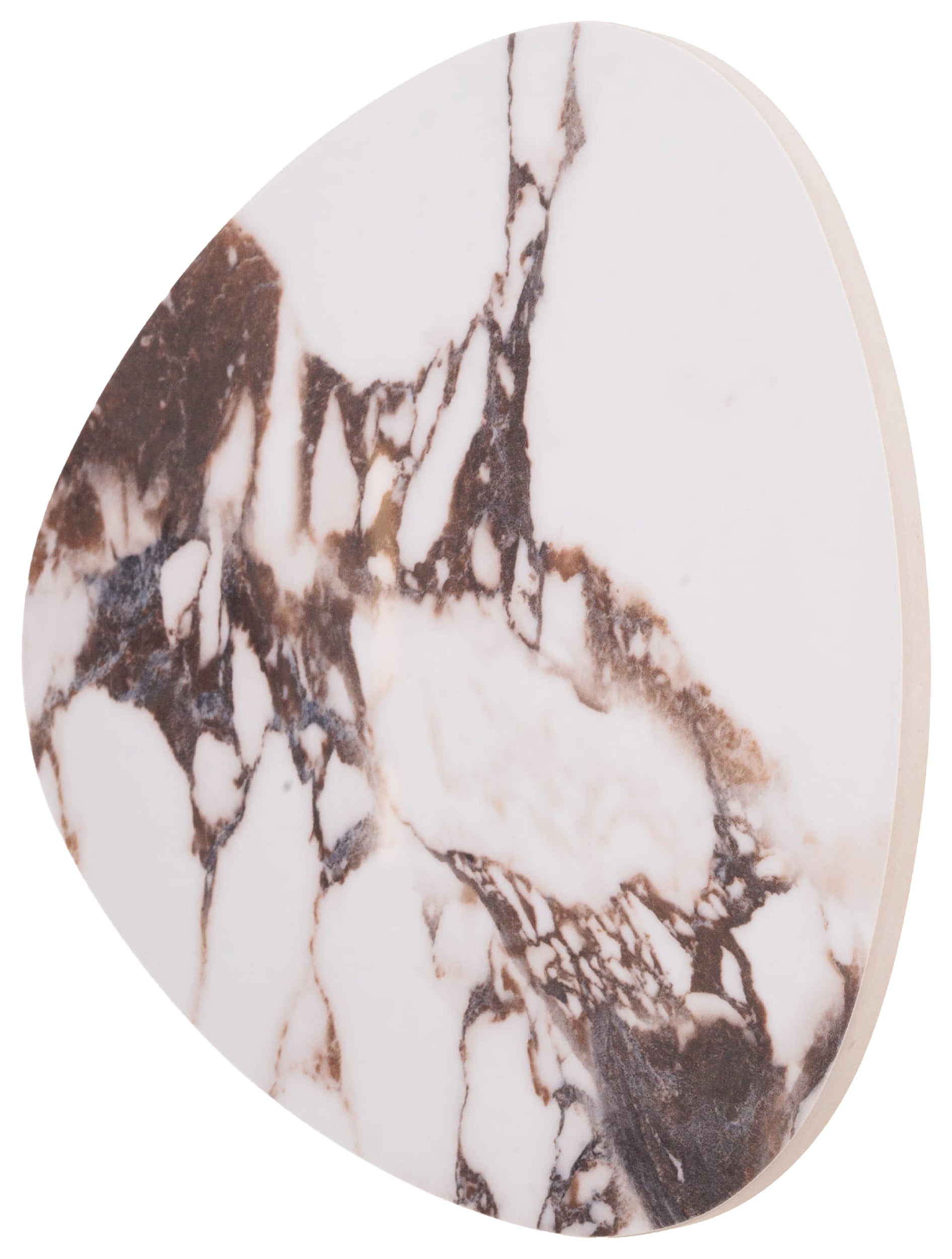 Kinkiet kamienny Marbles 18 cm biało-brązowy
