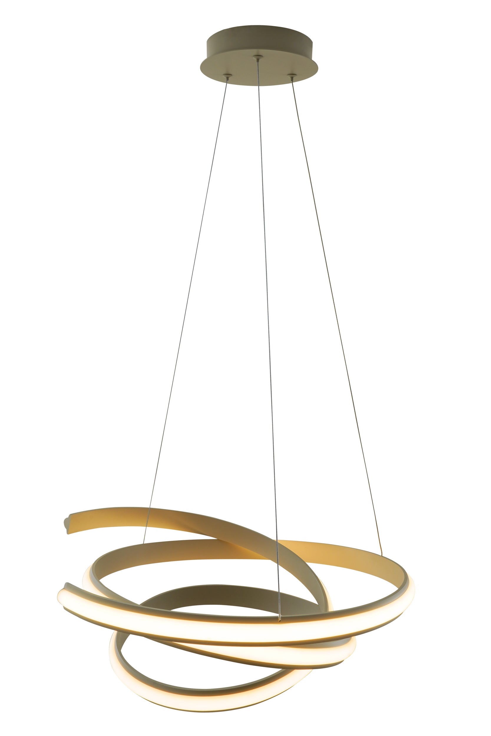 Lampa wisząca Vecino złota