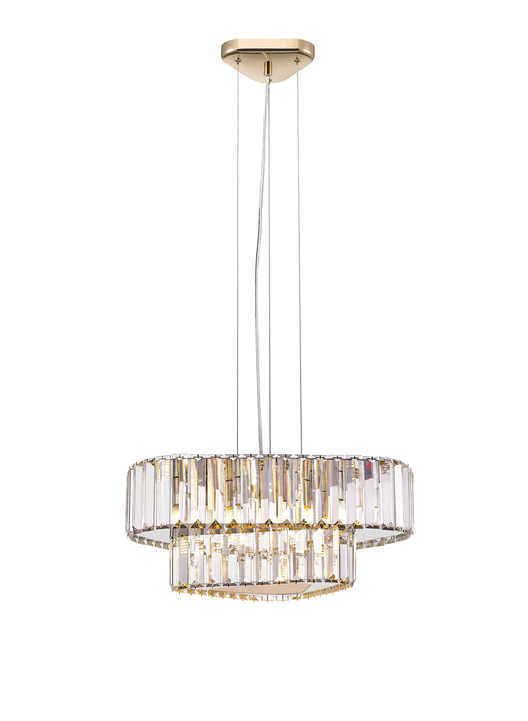 Lampa sufitowa Helios złota