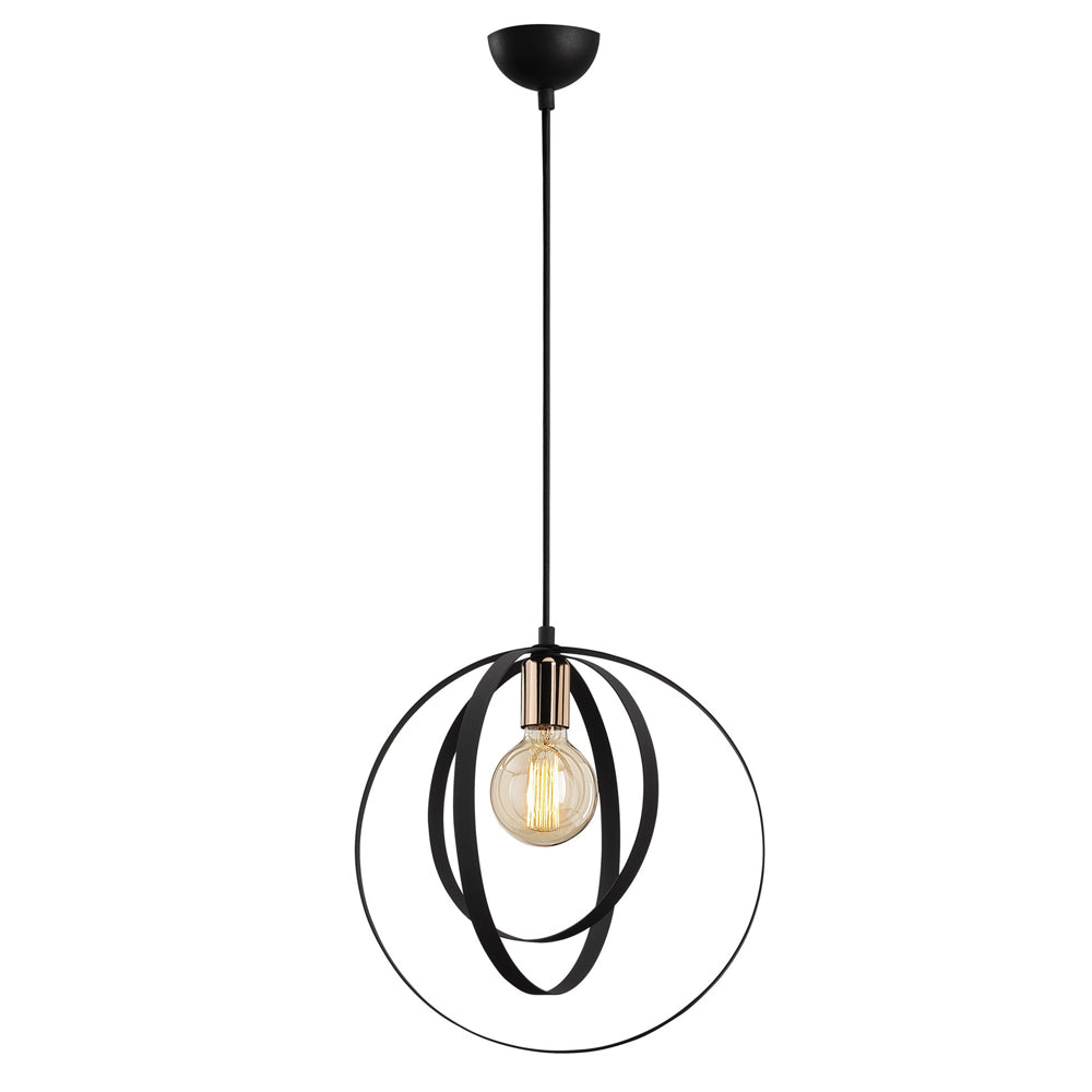Lampa wisząca Peruvian x1 czarna