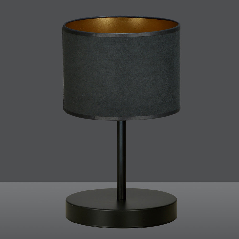 Lampka nocna Hellid średnica 18 cm czarna