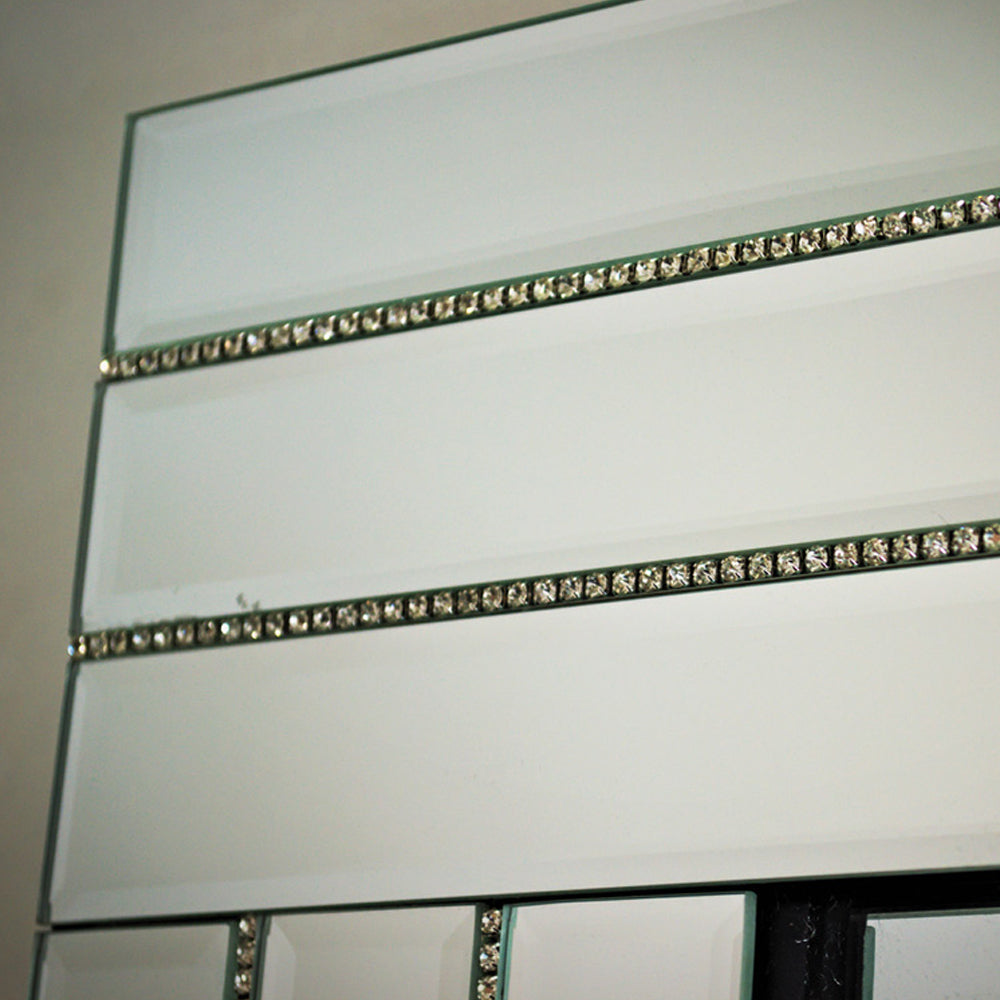 Lustro Posti z cyrkoniami 70x100 cm