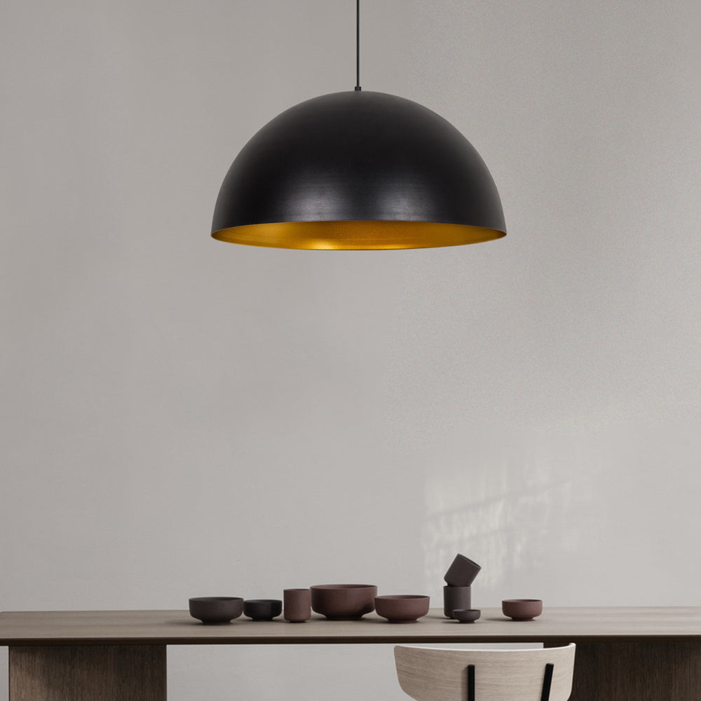 Lampa sufitowa Rientaki średnica 60 cm czarna