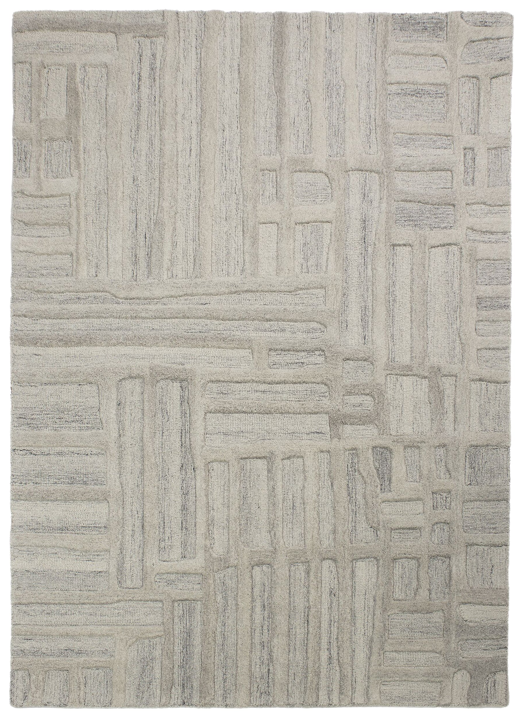 Dywan wełniany ręcznie wykonany Elva 160x230 cm beżowy