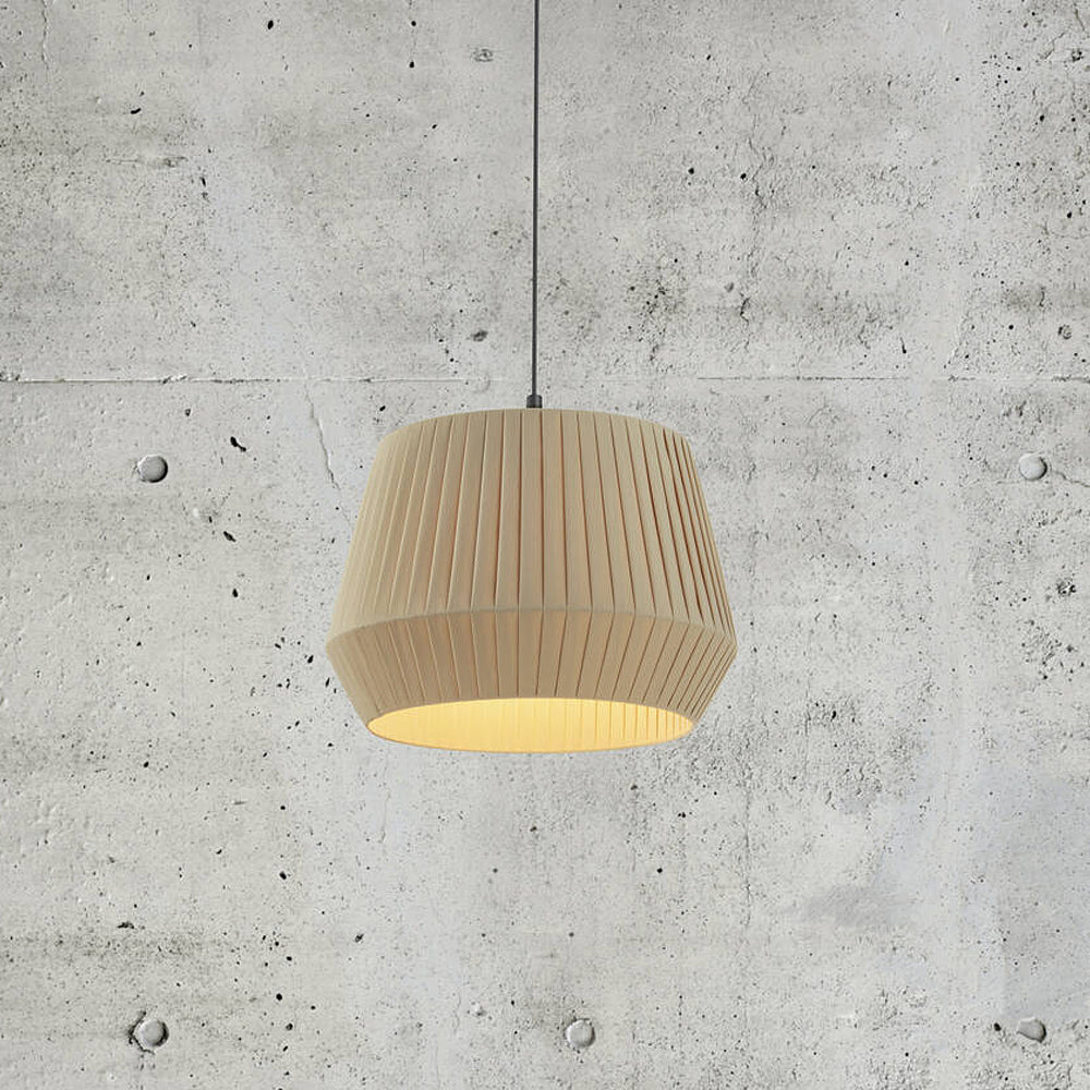 Lampa wisząca Dicte średnica 40 cm beżowa