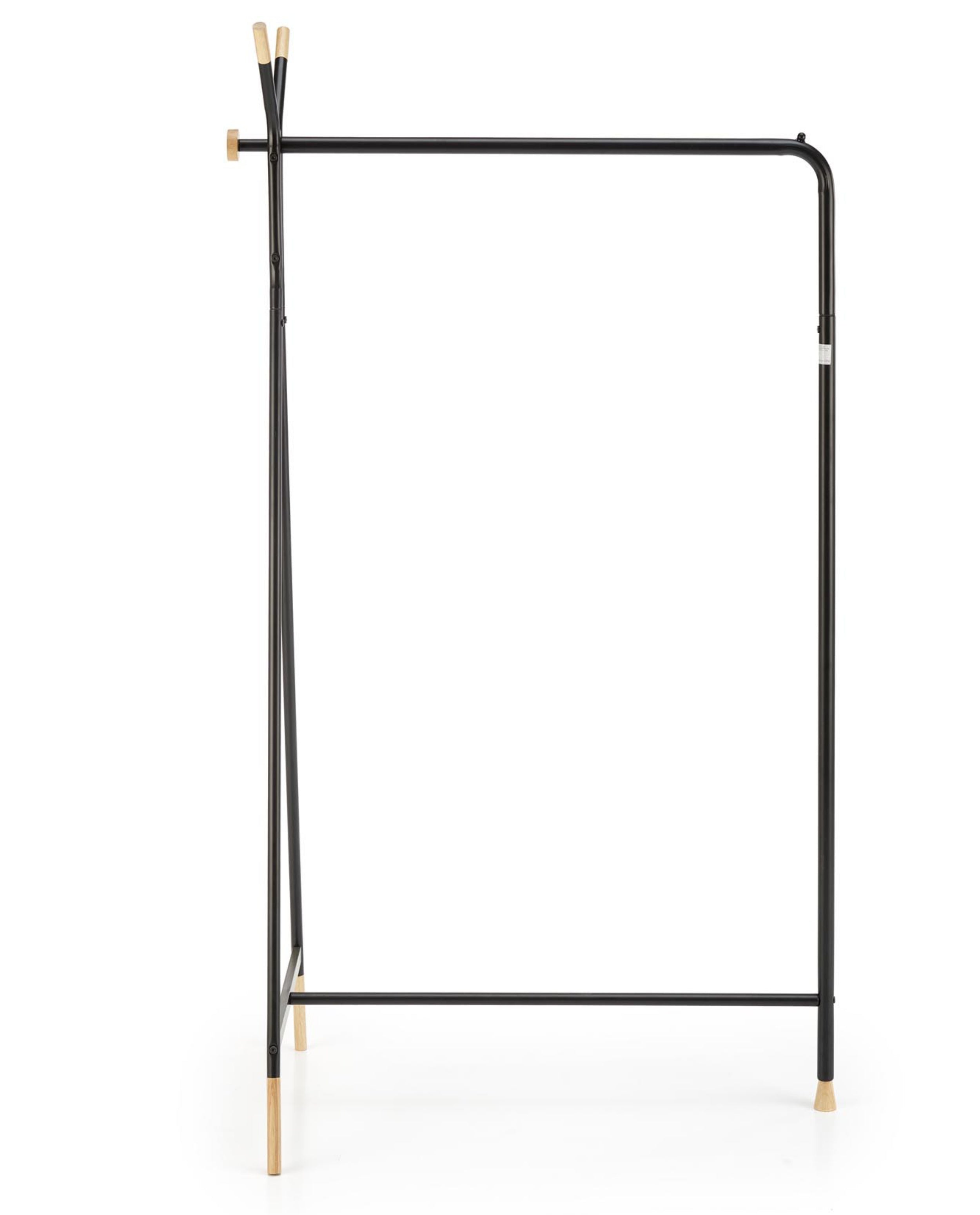 Wieszak wolnostojący Cienrolly 165 cm z drążkiem czarny
