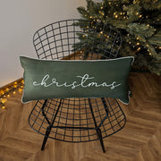 Poduszka XMAS 30x70 cm zielona Christmas
