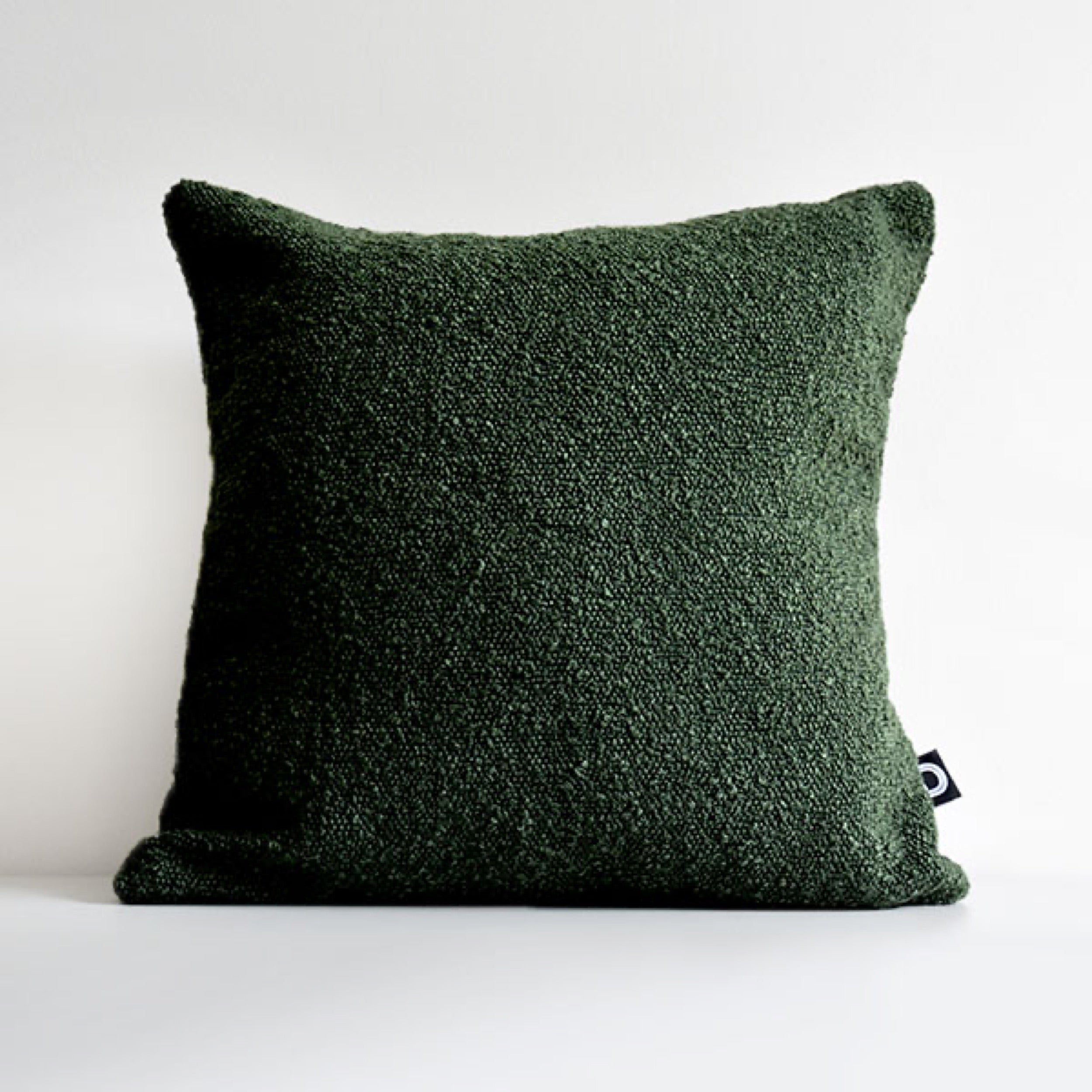 Poszewka Boucle 40x40 cm zielona