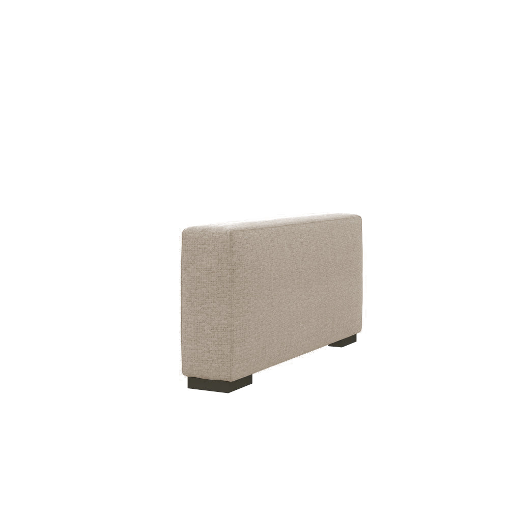 Sofa dwuosobowa Mia szarobrązowa szenil łatwoczyszczący