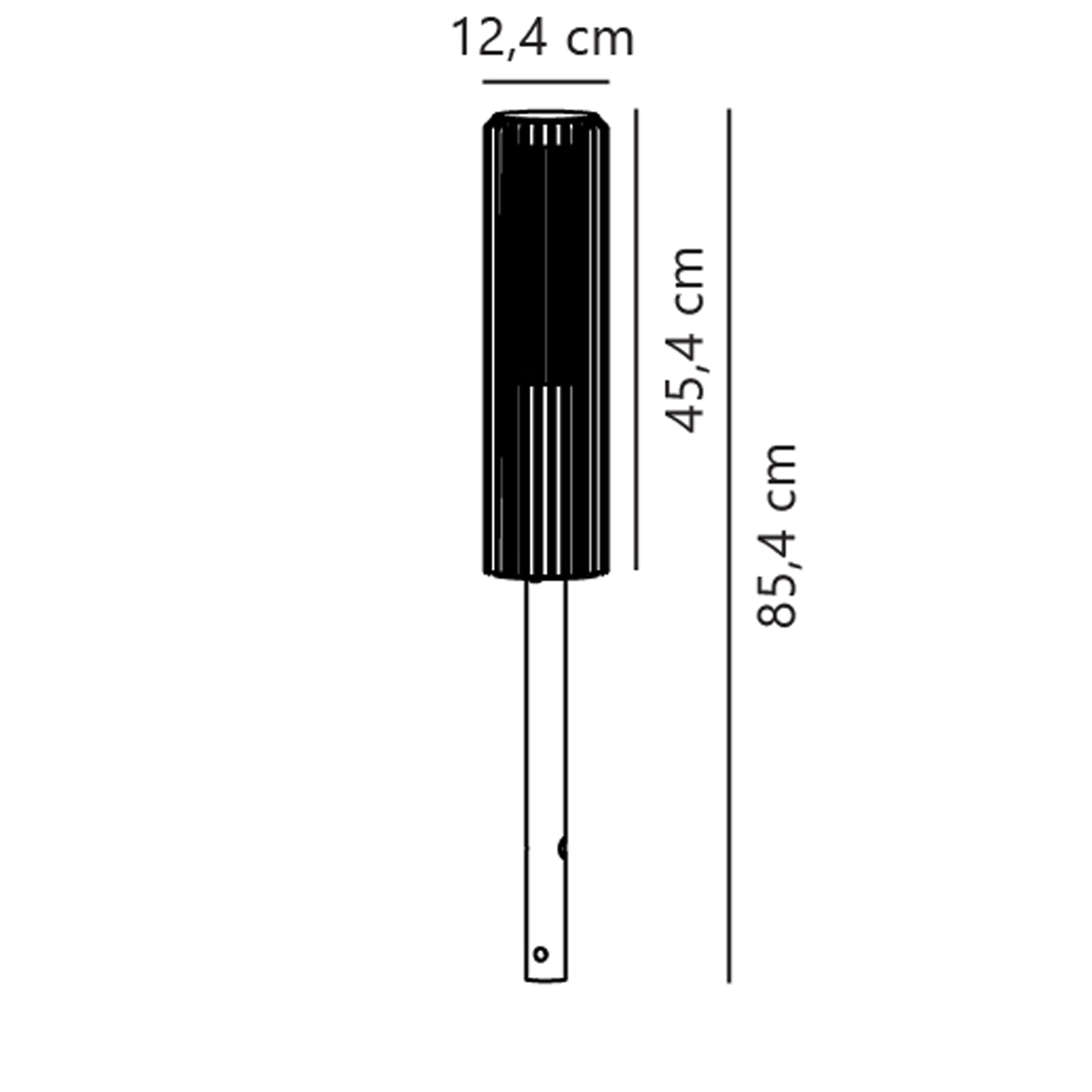 Lampa ogrodowa Aludra 45 cm antracytowa IP44