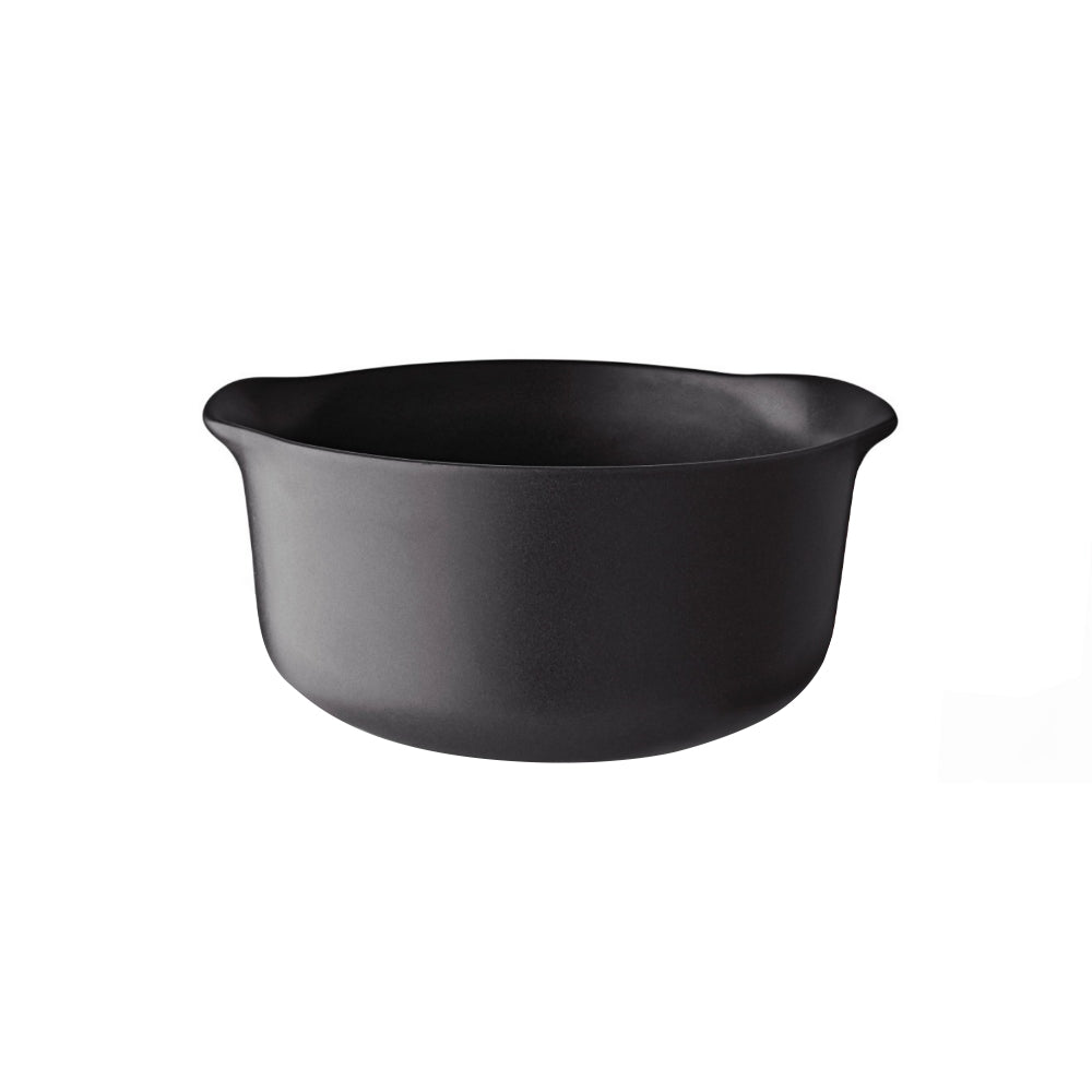Miska Nordic Kitchen z uszkami z kamionki czarna 1200 ml