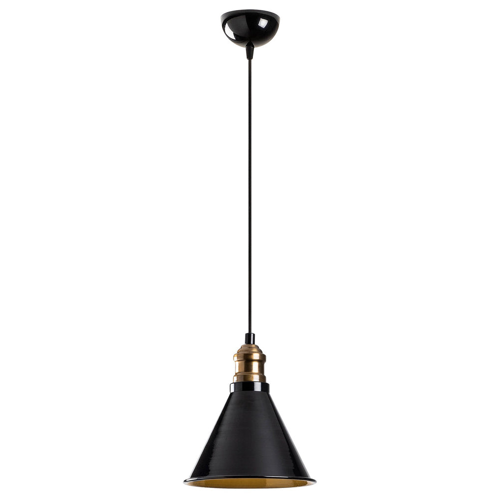 Lampa wisząca Umerta średnica 19 cm czarna