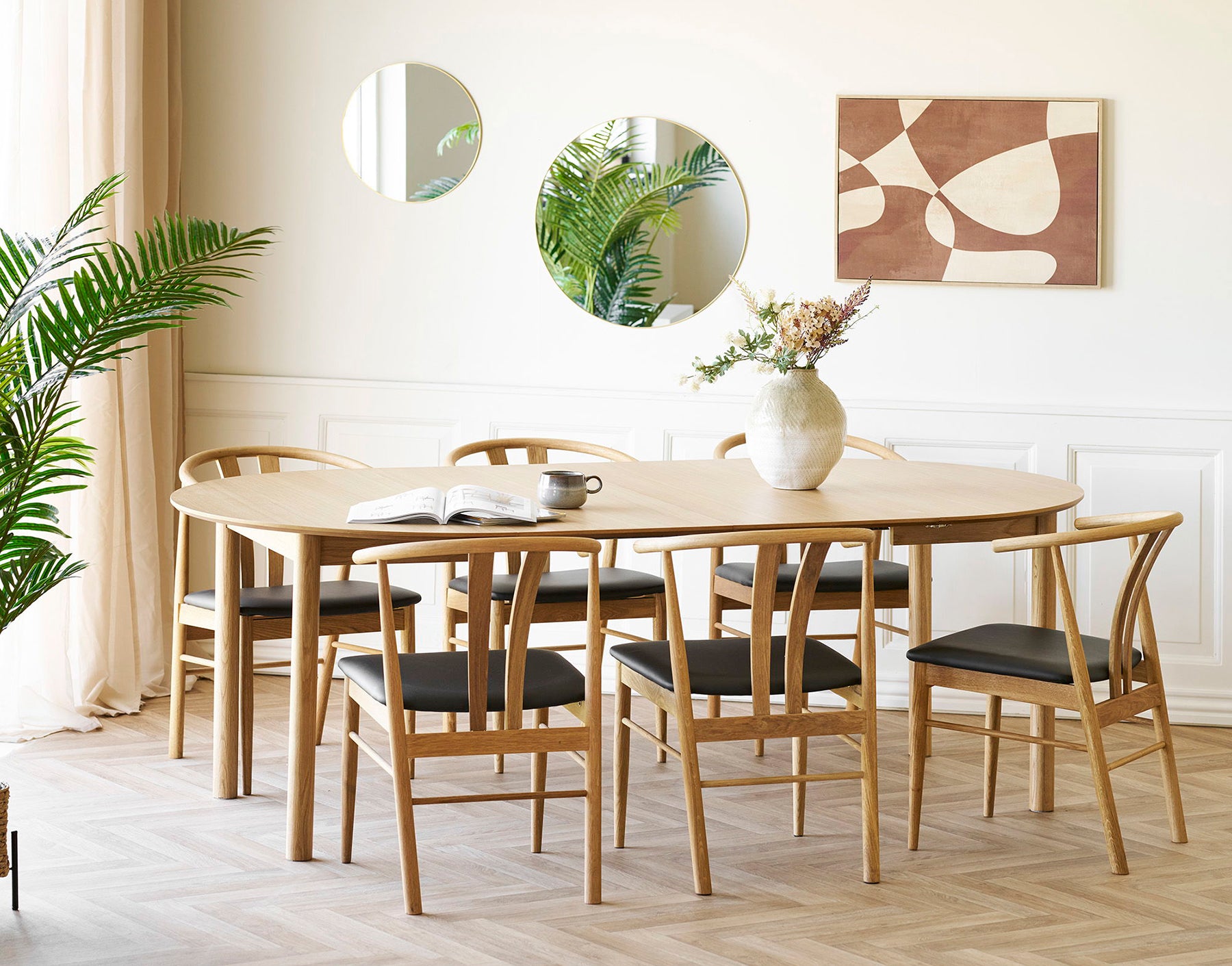 Stół rozkładany do jadalni Bundaberg 120-220x120 cm dąb naturalny fornir