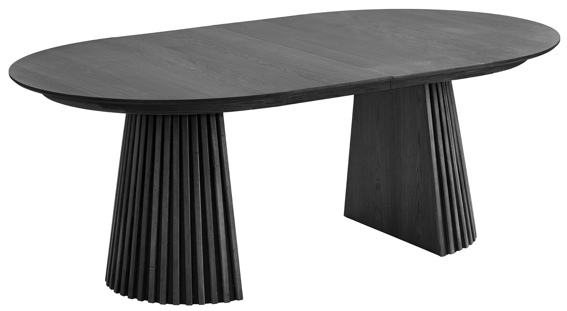 Stół rozkładany do jadalni Nenters 200-300x120 cm dąb czarny