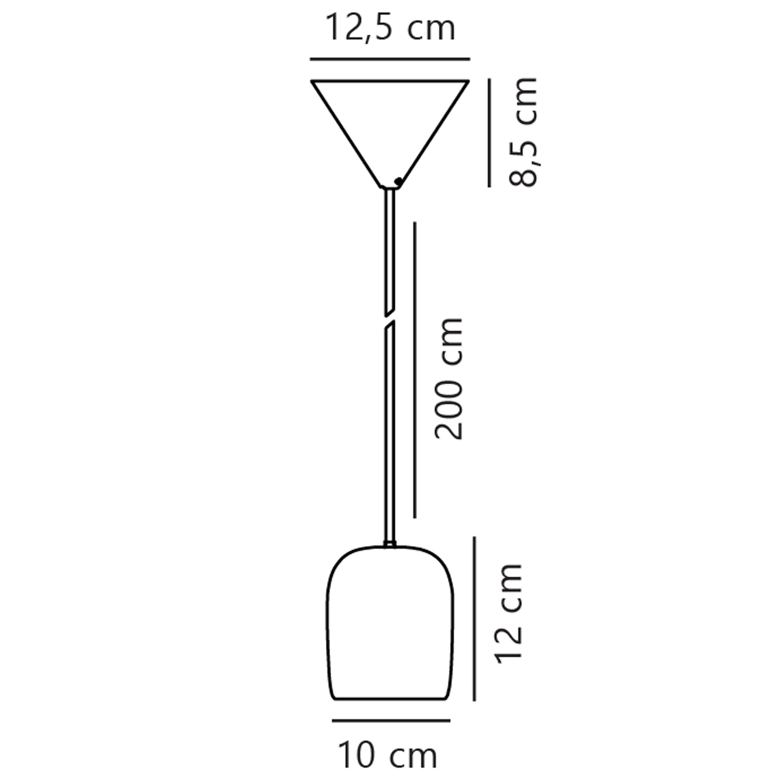 Lampa wisząca Notii terracotta
