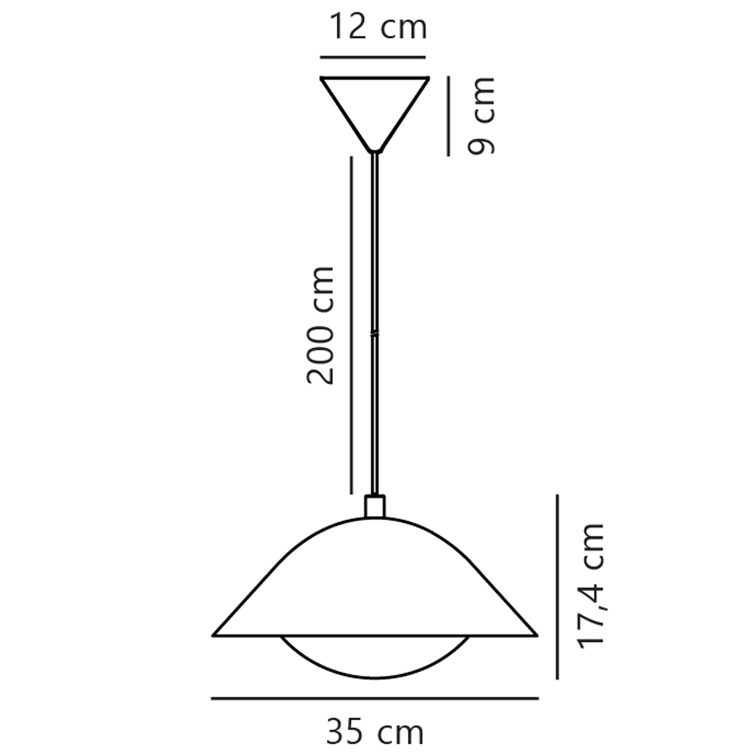 Lampa wisząca Freya szałwiowa
