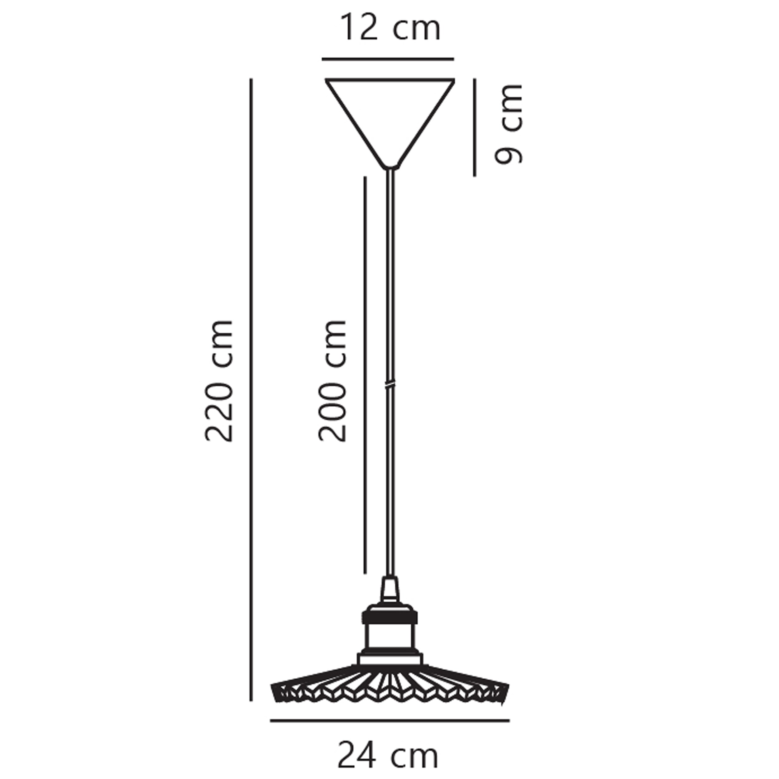 Lampa wisząca Torina złota transparentna